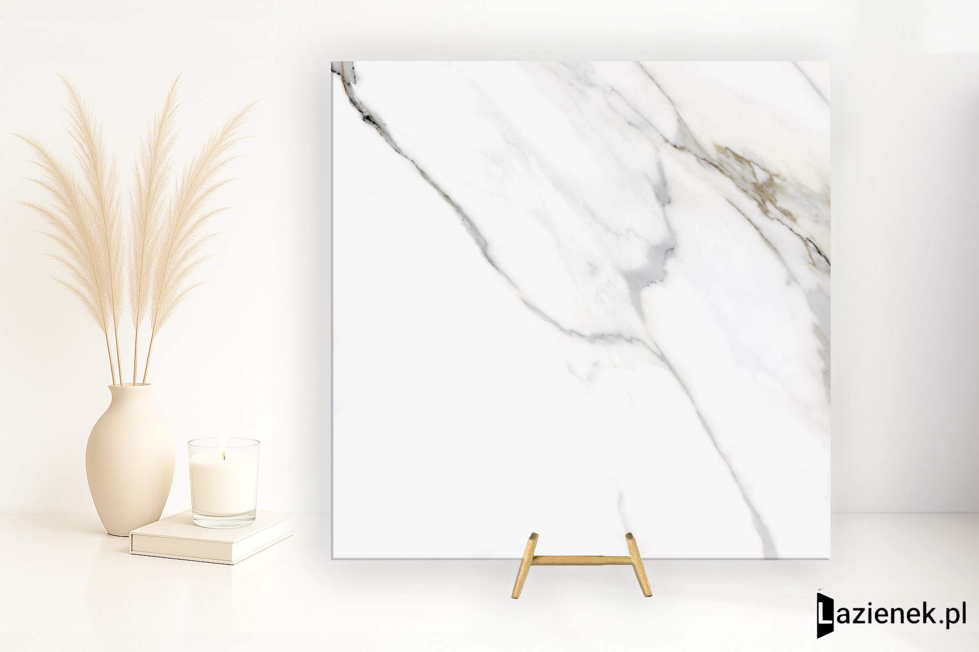 Colorker Calacatta Gold White polerowana 120x120 cm gr. 10 mm - płytka rektyfikowana / 223527