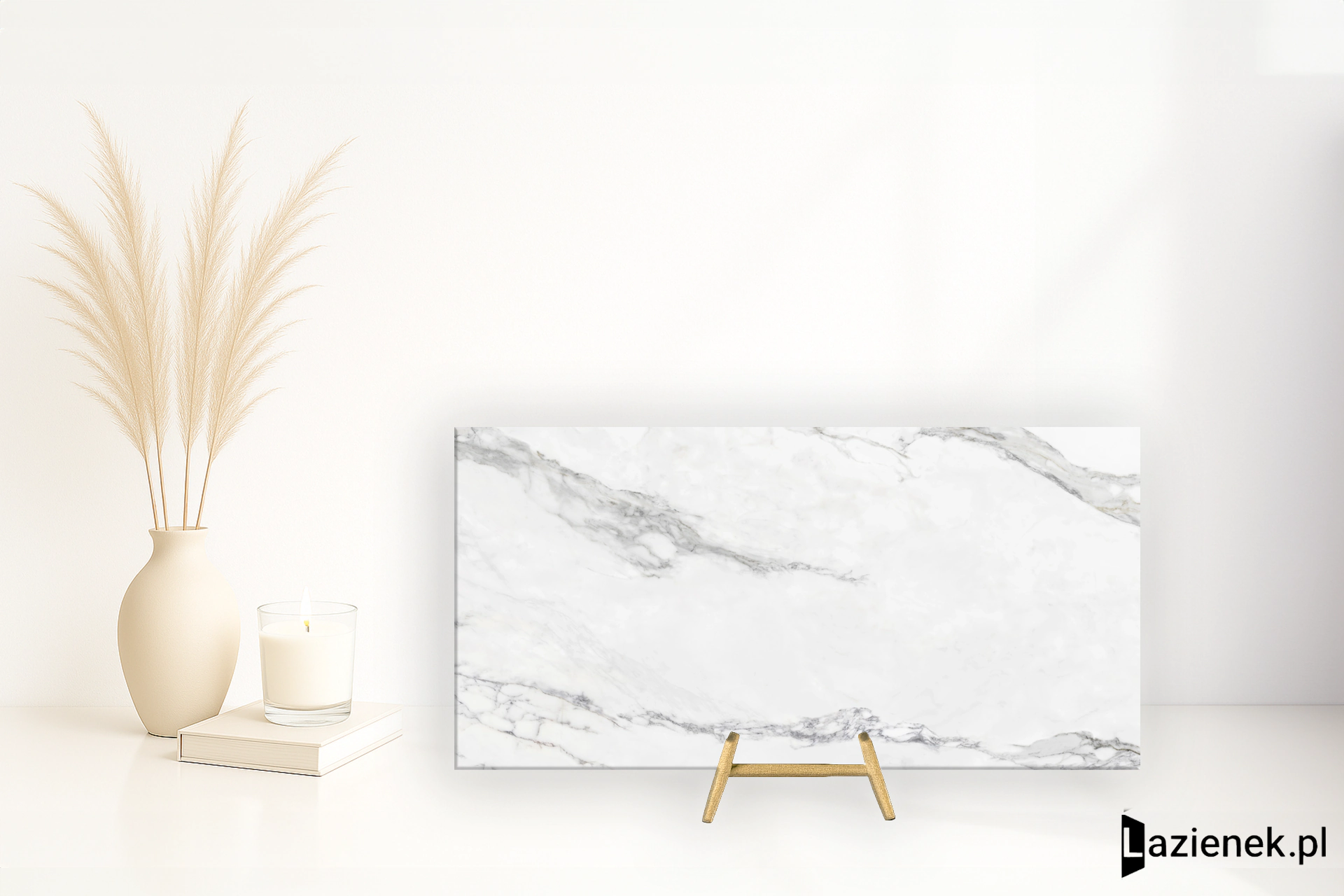 Colorker Insignia White matowa 59.5x119.2 cm gr. 10 mm - płytka rektyfikowana / 222228