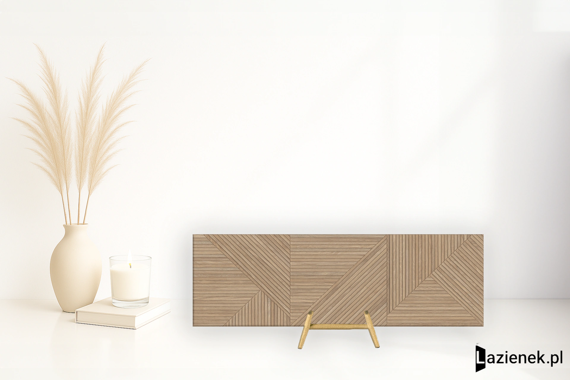 Colorker Tangram Walnut matowa 31.6x100 cm gr. 10 mm - płytka rektyfikowana / 222250