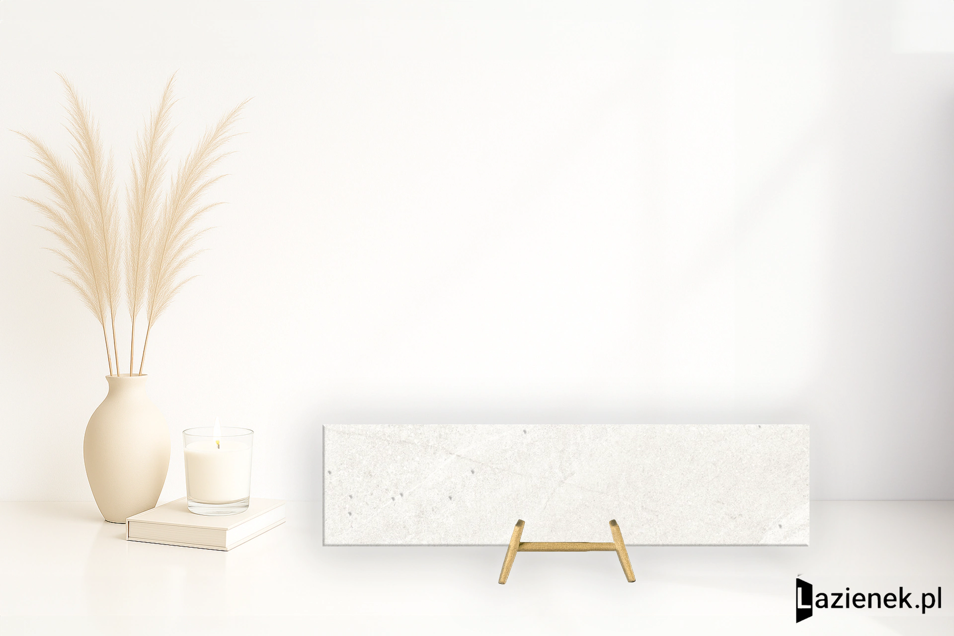 Colorker Dhara White matowa 14.5x59.5 cm gr. 10 mm - płytka rektyfikowana / 230450