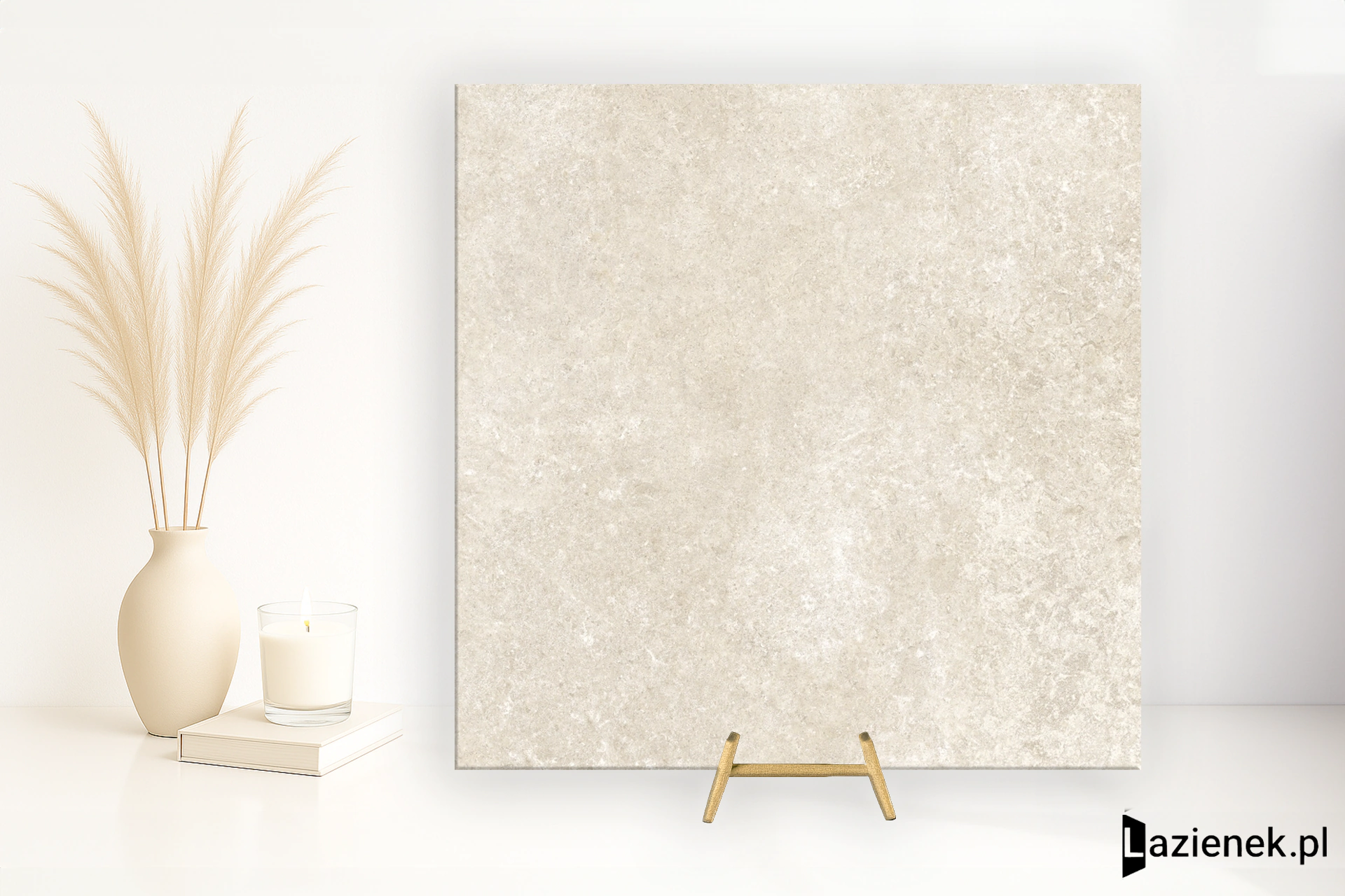 Colorker Bella Stone Cream antypoślizgowa 90x90 cm gr. 10 mm - płytka rektyfikowana / 232716