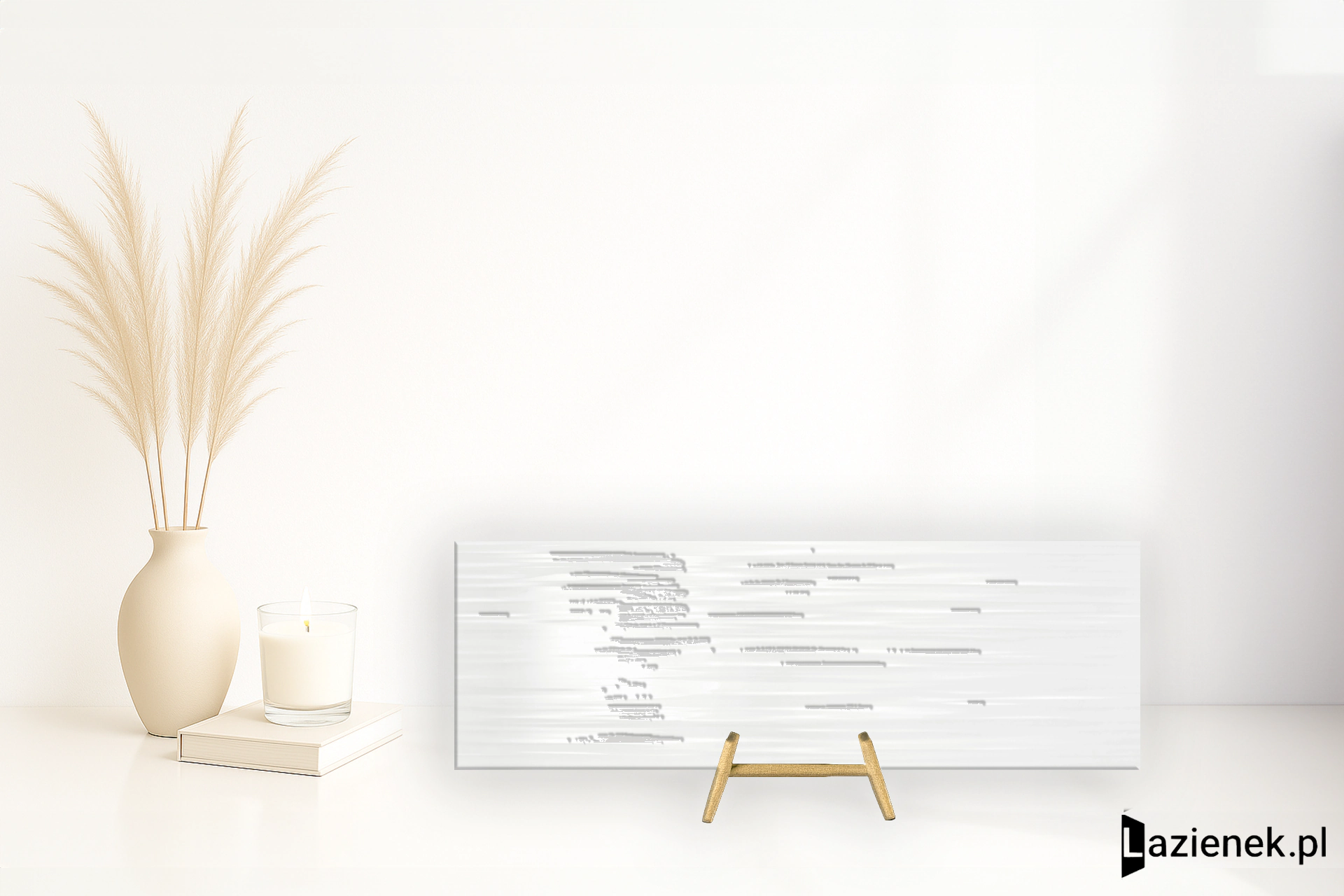 Colorker Alaska Blanco błyszcząca 39.6x119.2 cm gr. 7 mm - płytka rektyfikowana / 219664
