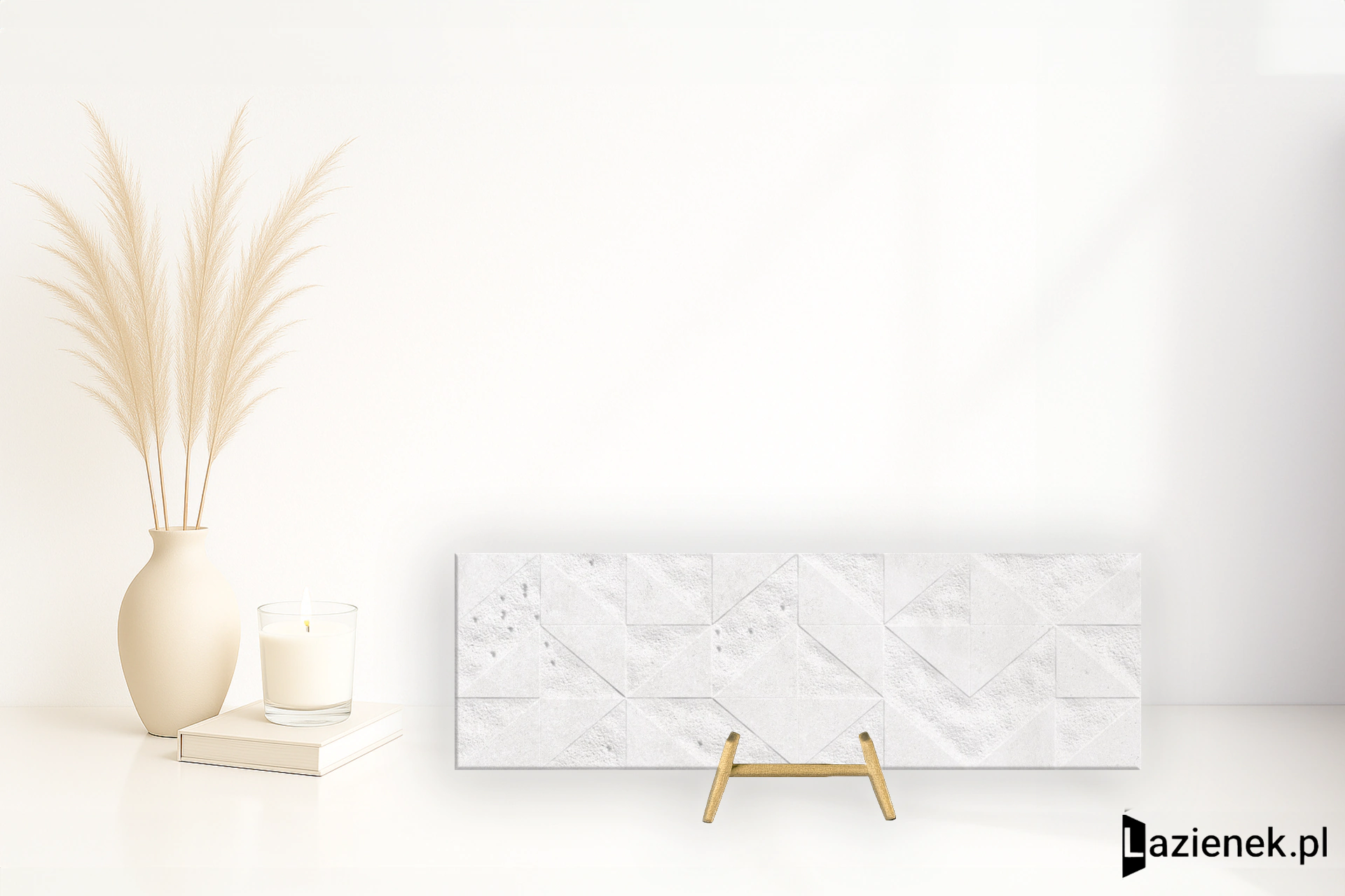 Colorker Premiere White matowa 31.6x100 cm gr. 10 mm - płytka rektyfikowana / 226283