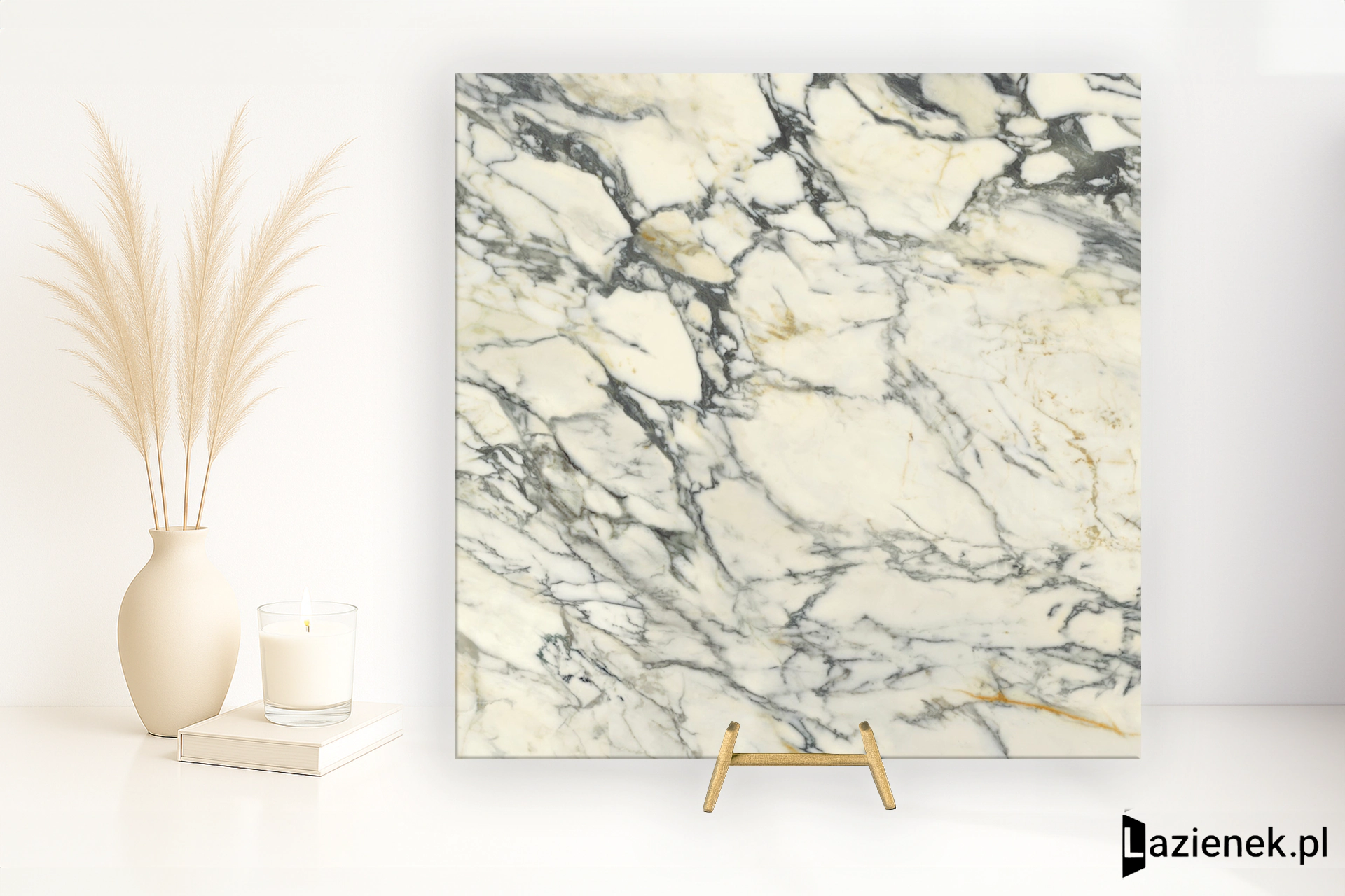 Delconca Premiere Paonazzo wysoki połysk 120x120 cm gr. 9 mm - płytka rektyfikowana / GRPM10S