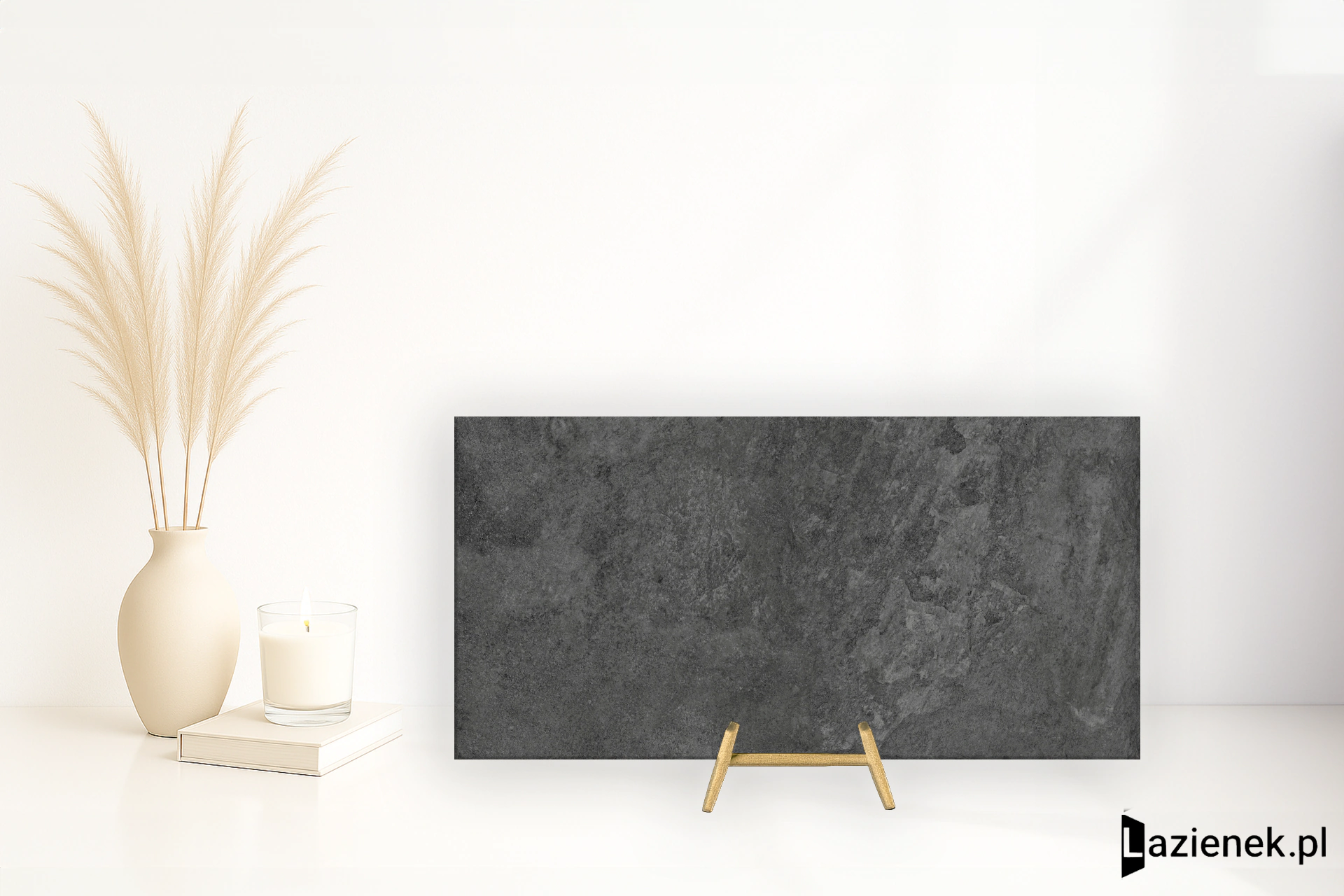 Delconca Lavaredo Antracite podwyższona odporność 60x120 cm gr. 9 mm - płytka rektyfikowana / GCLA08R