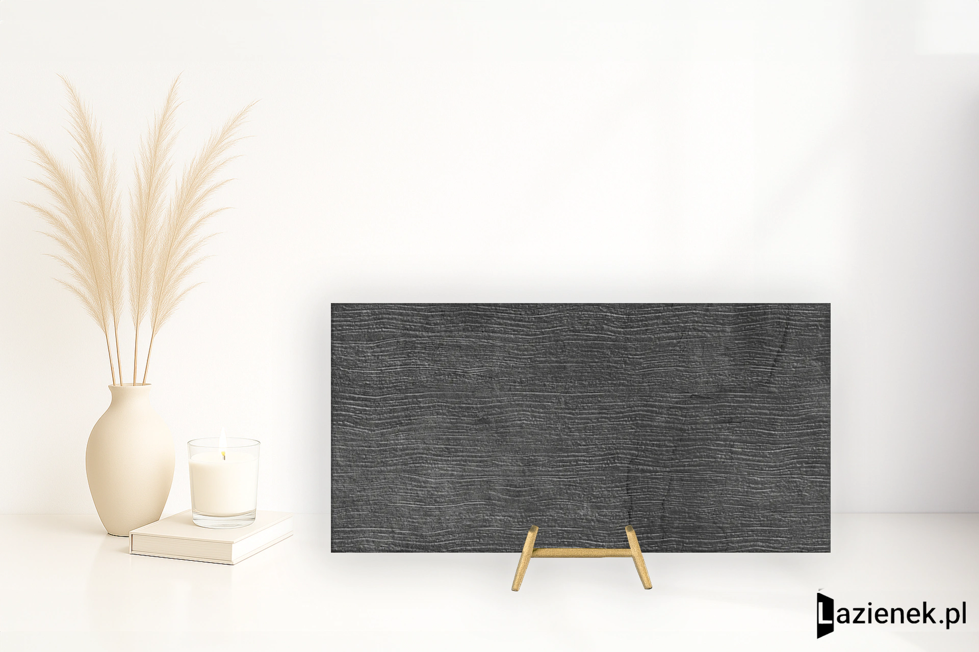 Delconca Lavaredo Antracite podwyższona odporność 60x120 cm gr. 9 mm - płytka rektyfikowana / GCLA08FWR