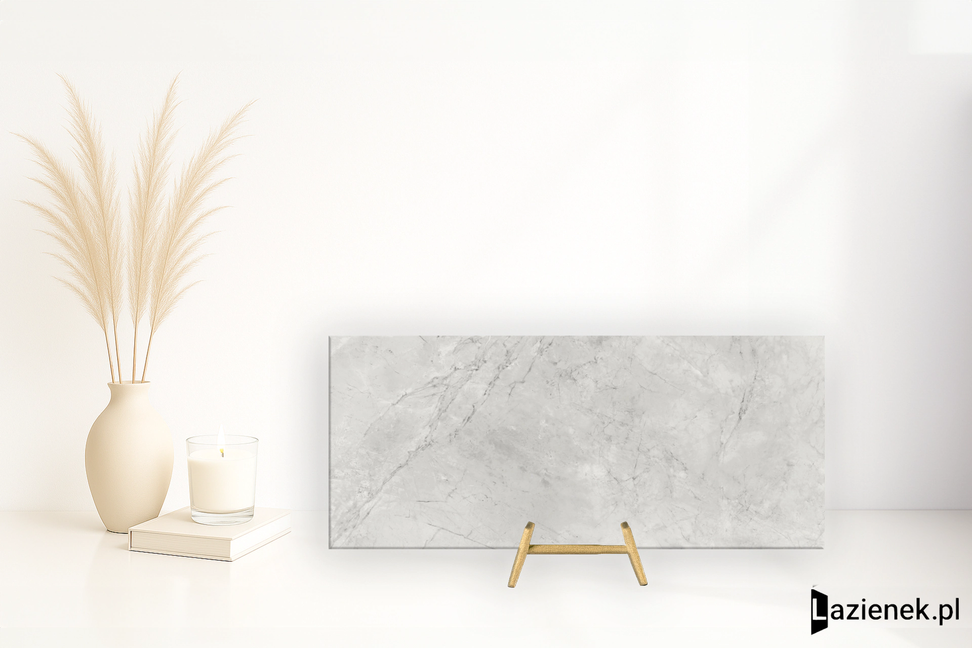 Delconca Boutique Invisible Gray podwyższona odporność 120x278 cm gr. 7 mm - płytka rektyfikowana / LXBO10R