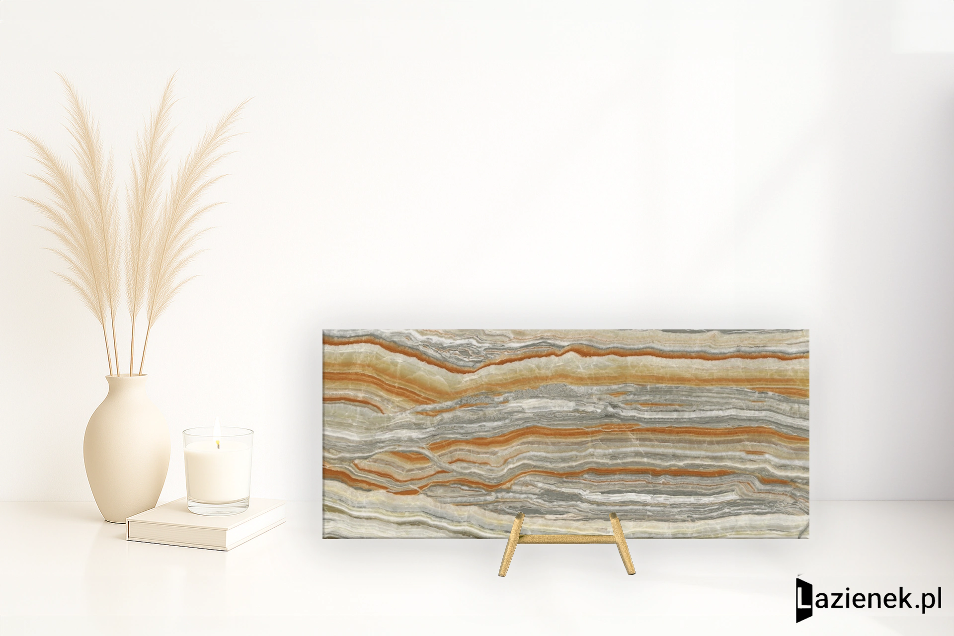 Delconca Boutique Onice Fantastico wysoki połysk 120x278 cm gr. 7 mm - płytka rektyfikowana / LXBO06S