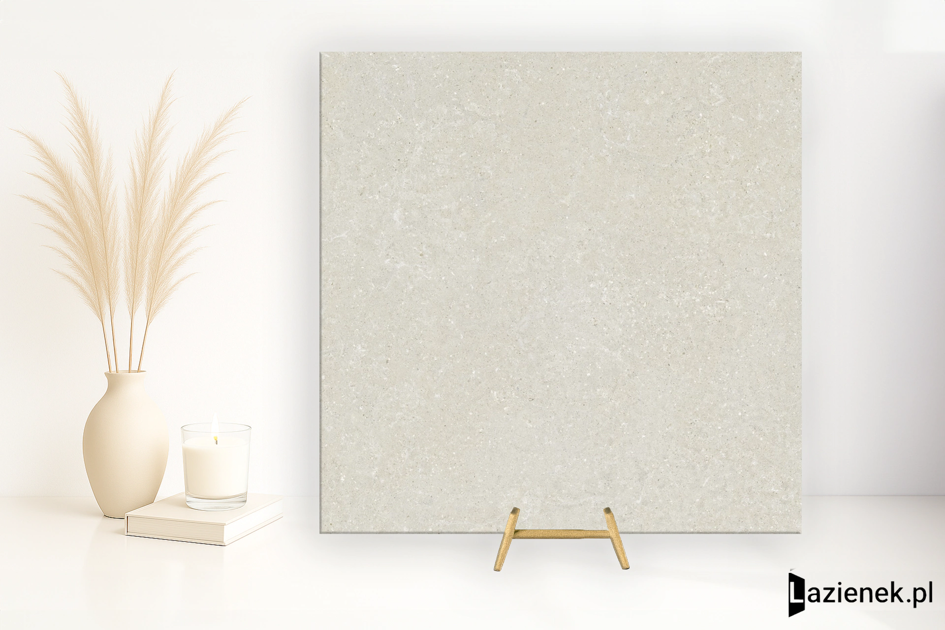 Delconca Wild White podwyższona odporność 120x120 cm gr. 9 mm - płytka rektyfikowana / GRWD10R