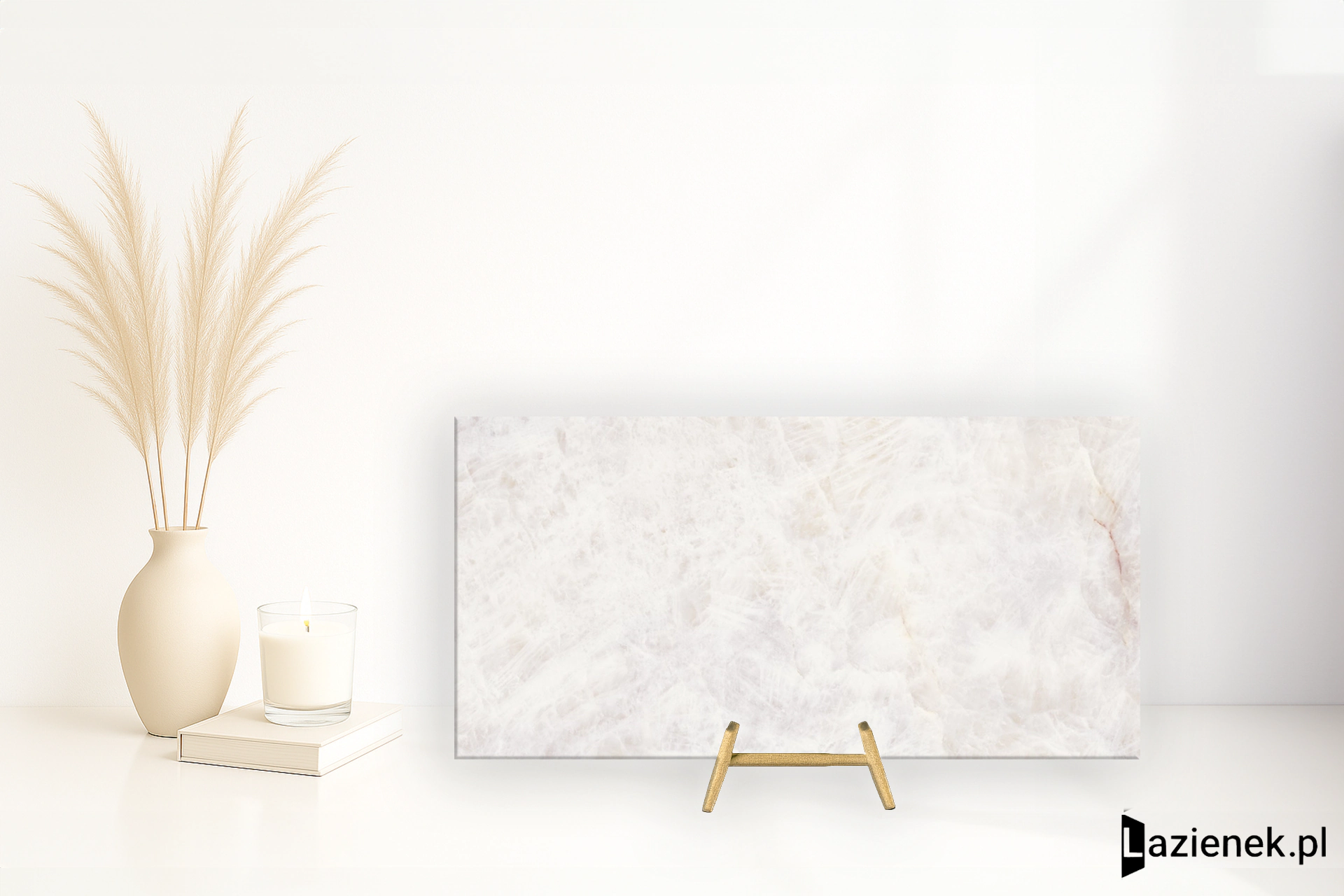Emil Tele Di Marmo Precious Crystal White naturalna 90x180 cm gr. 10 mm - płytka rektyfikowana / ELV5