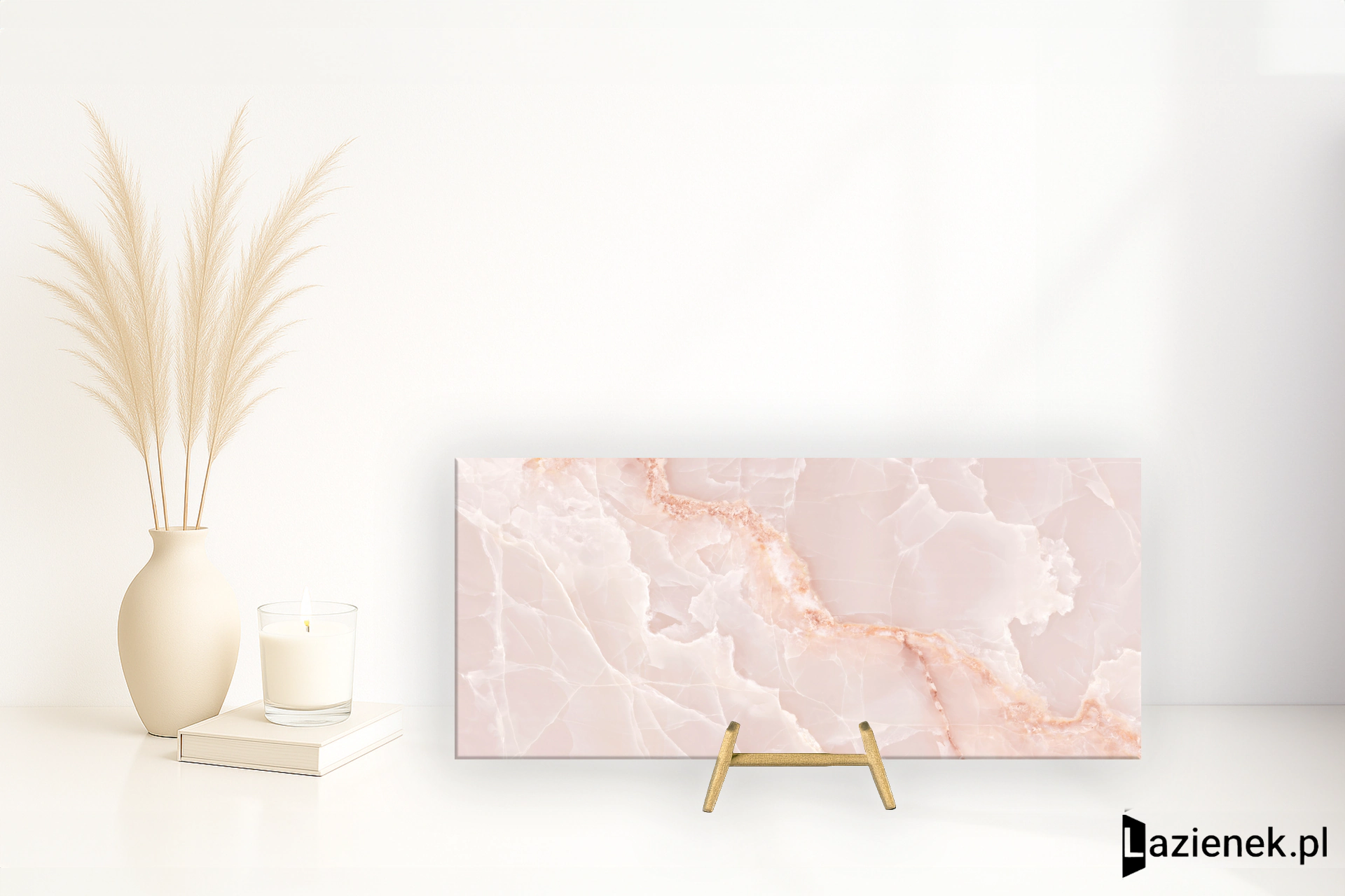 Emil Tele Di Marmo Onyx Onyx Pink wysoki połysk 120x278 cm gr. 7 mm - płytka rektyfikowana / EKPG