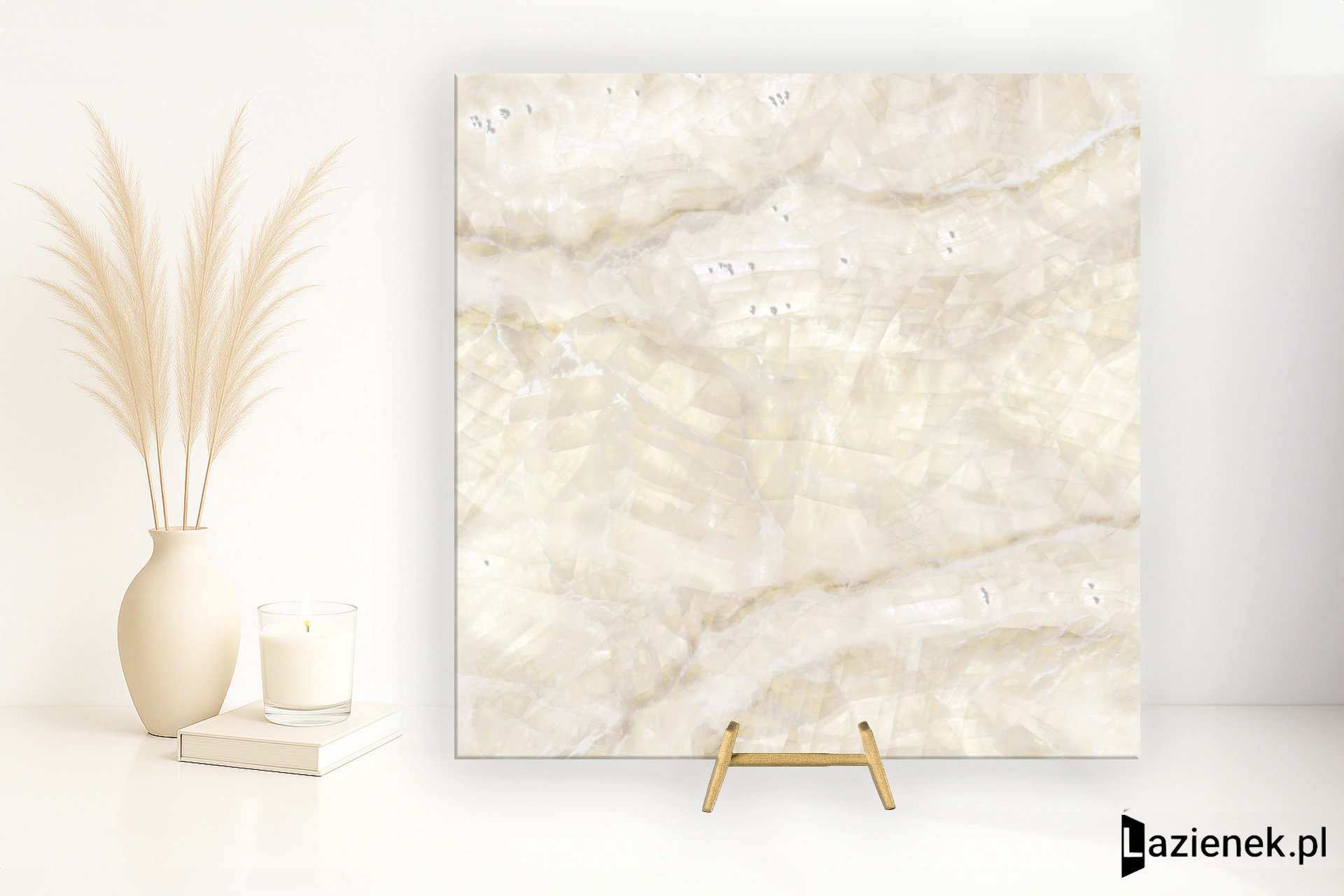 Emil Tele Di Marmo Lumia Ivory Gioiello wysoki połysk 120x120 cm gr. 9 mm - płytka rektyfikowana / EN85