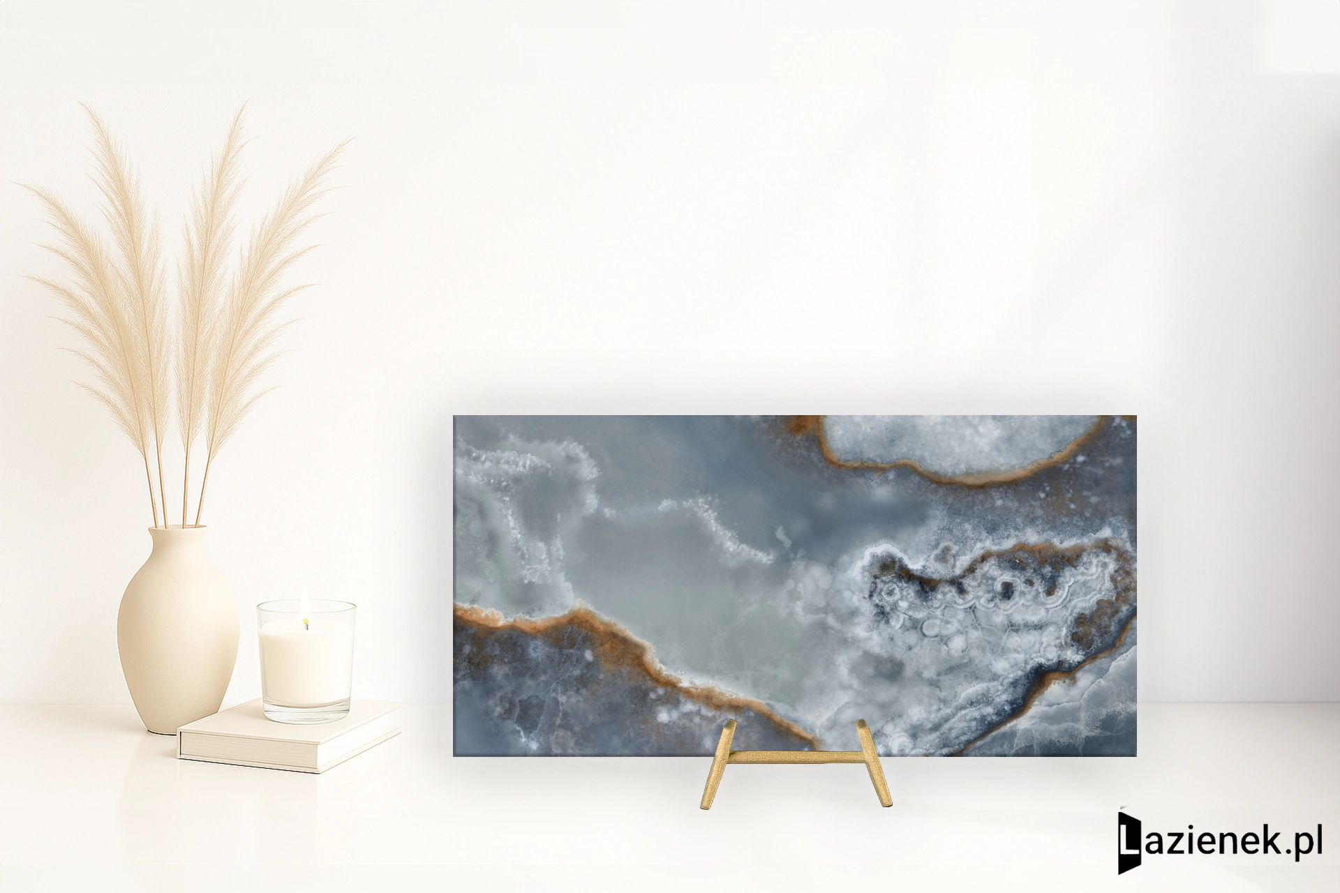 Emil Tele Di Marmo Onyx Onyx Blue wysoki połysk 30x60 cm gr. 10 mm - płytka rektyfikowana / EKTX