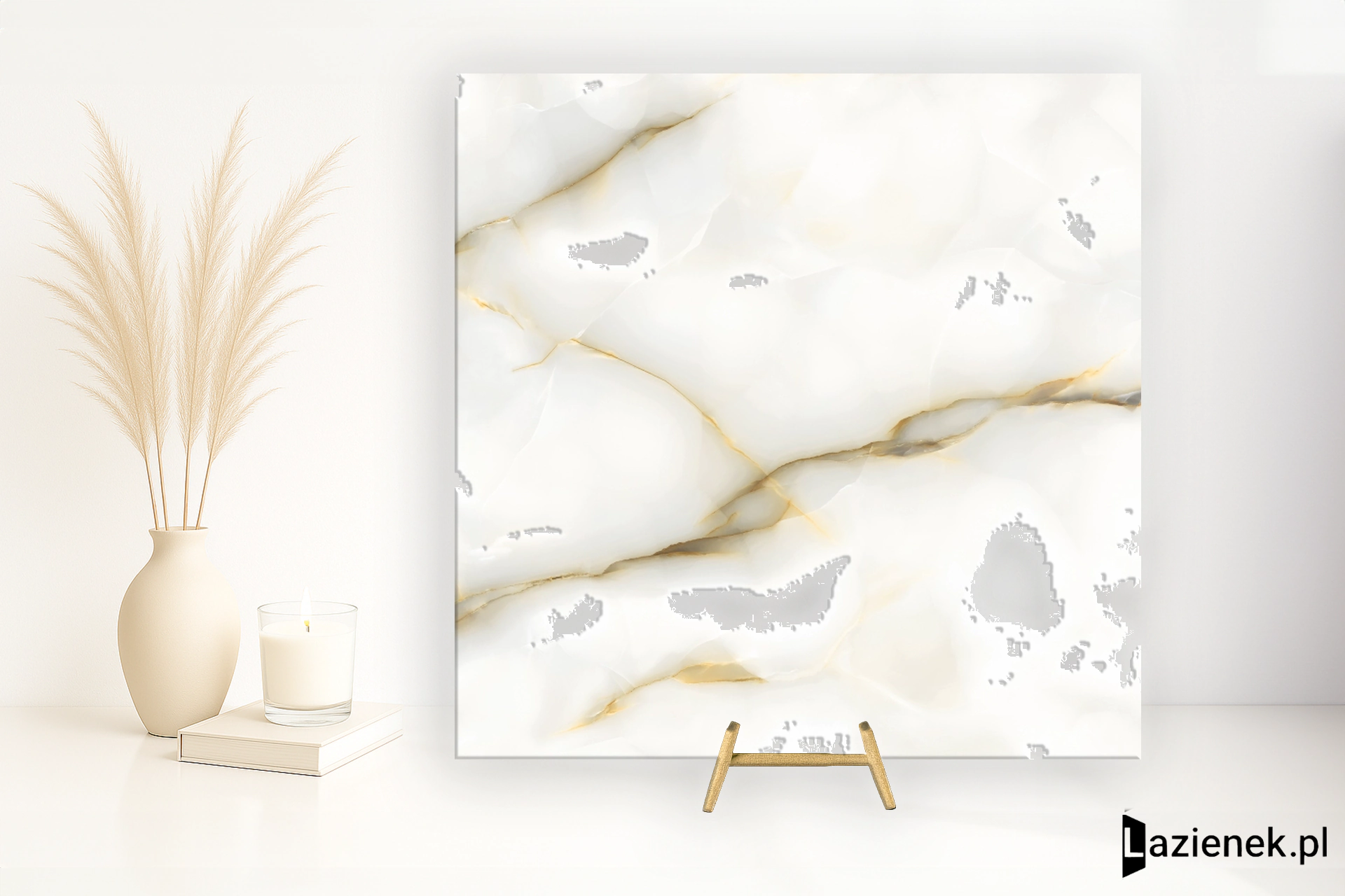 Emil Tele Di Marmo Pure Onyx Onyx Perla wysoki połysk 120x120 cm gr. 7 mm - płytka rektyfikowana / EMGN
