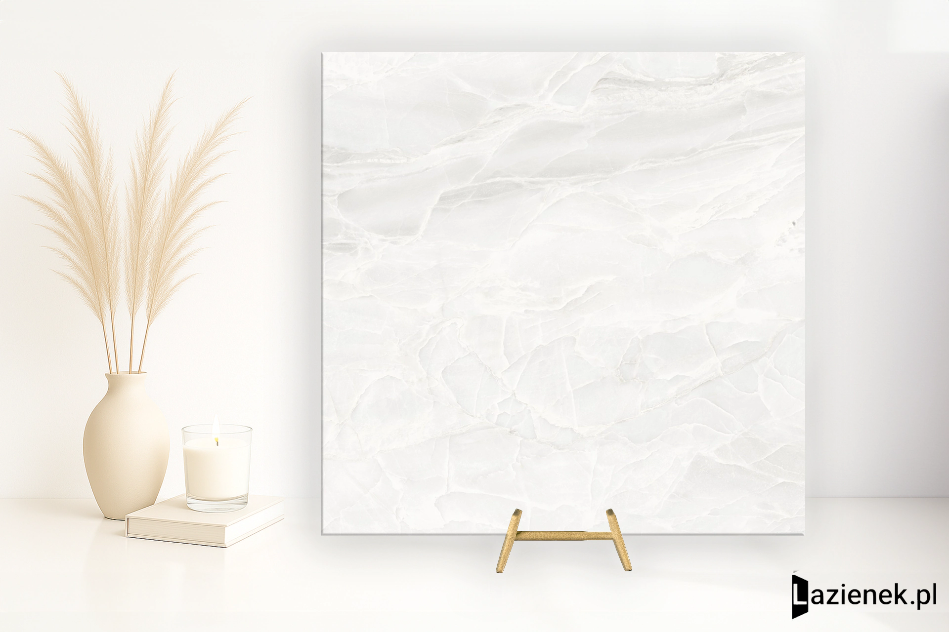 Emil Tele Di Marmo Selection White Paradise wysoki połysk 90x90 cm gr. 10 mm - płytka rektyfikowana / EJW8
