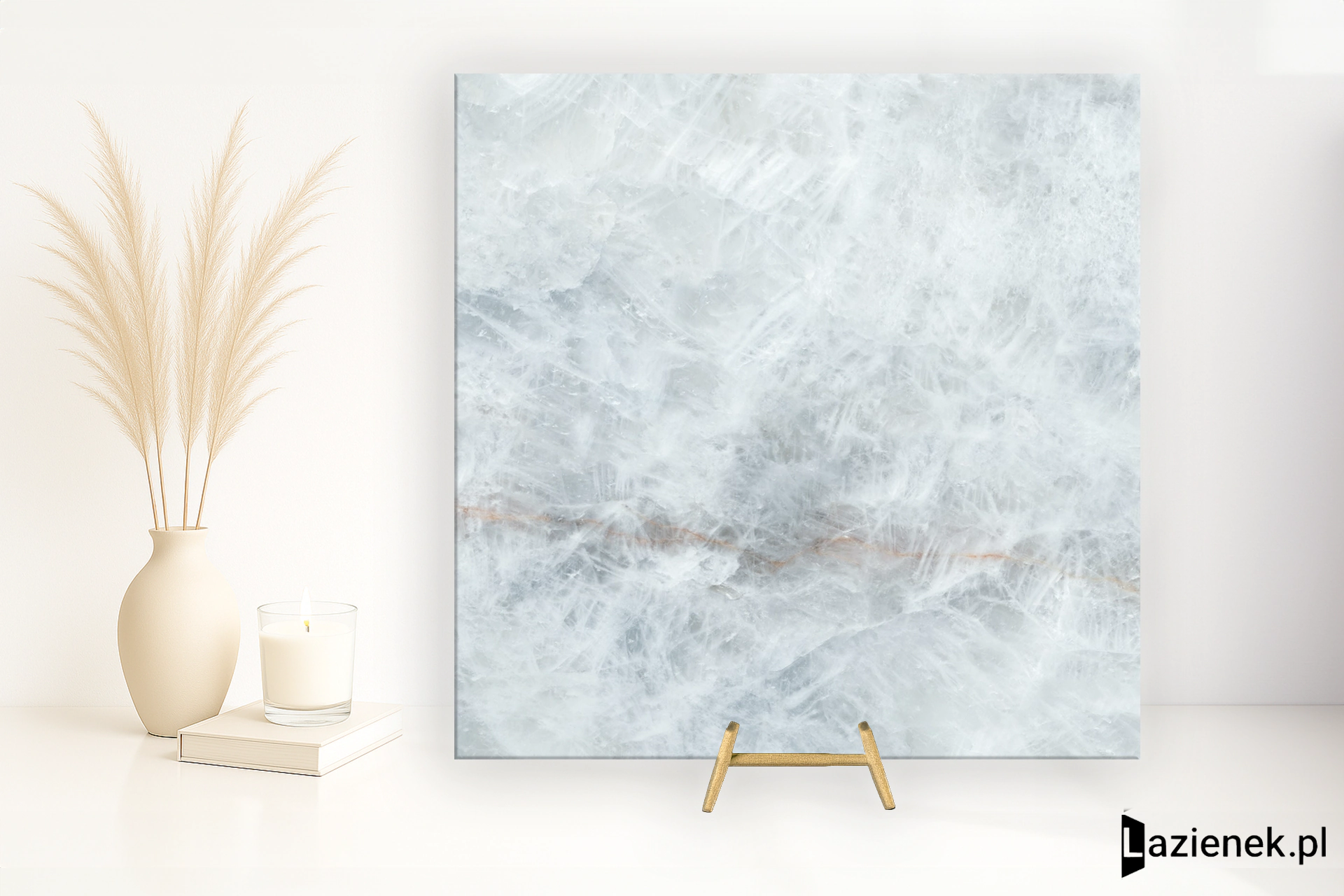 Emil Tele Di Marmo Precious Crystal Azure wysoki połysk 120x120 cm gr. 7 mm - płytka rektyfikowana / ELM8