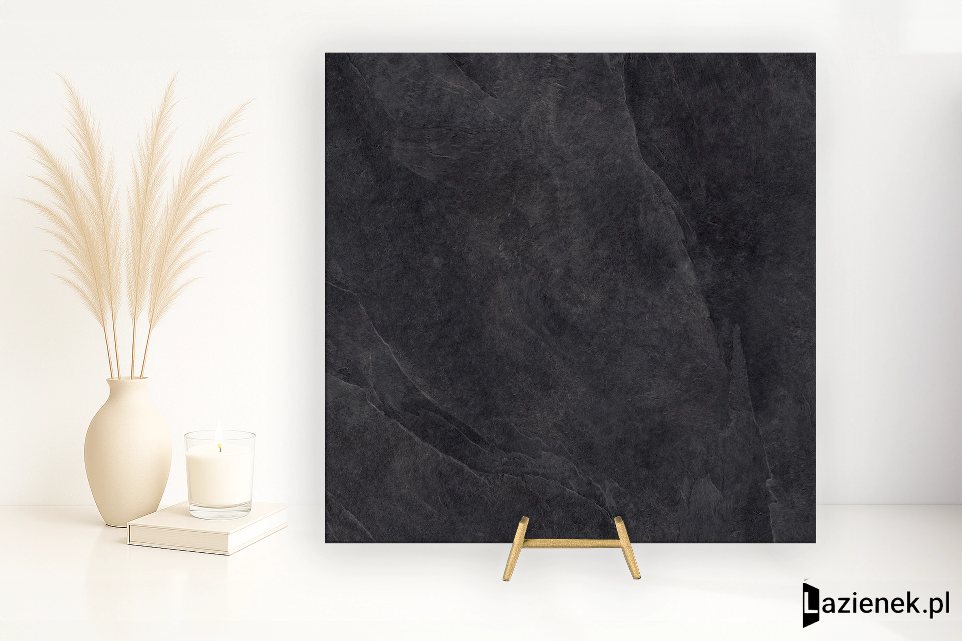 Ergon Cornerstone Slate Black naturalna 120x120 cm gr. 10 mm - płytka rektyfikowana / ENGE