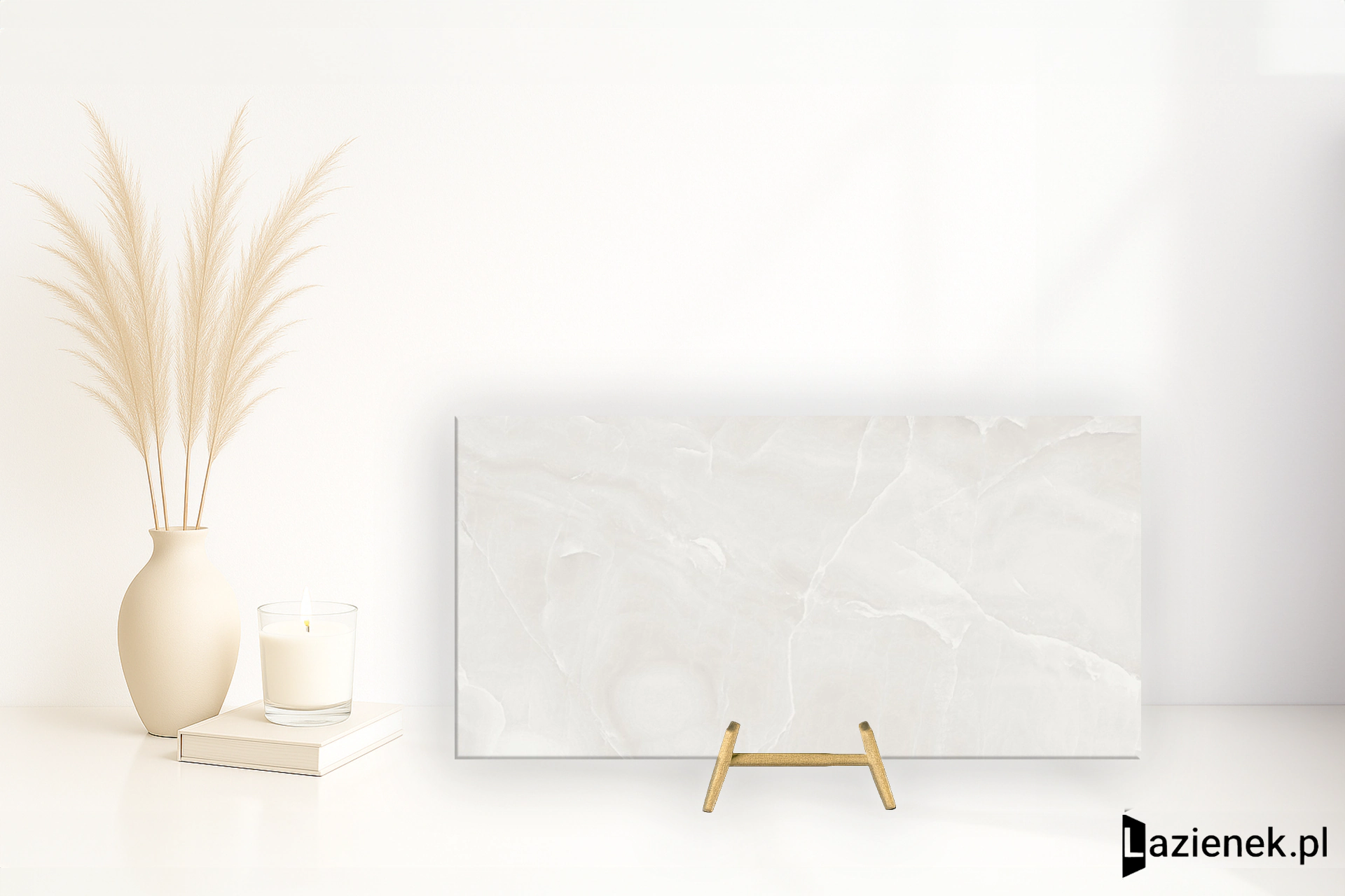 Fap Roma Gold Onice Neve wysoki połysk 60x120 cm gr. 9 mm - płytka rektyfikowana / fPZ5