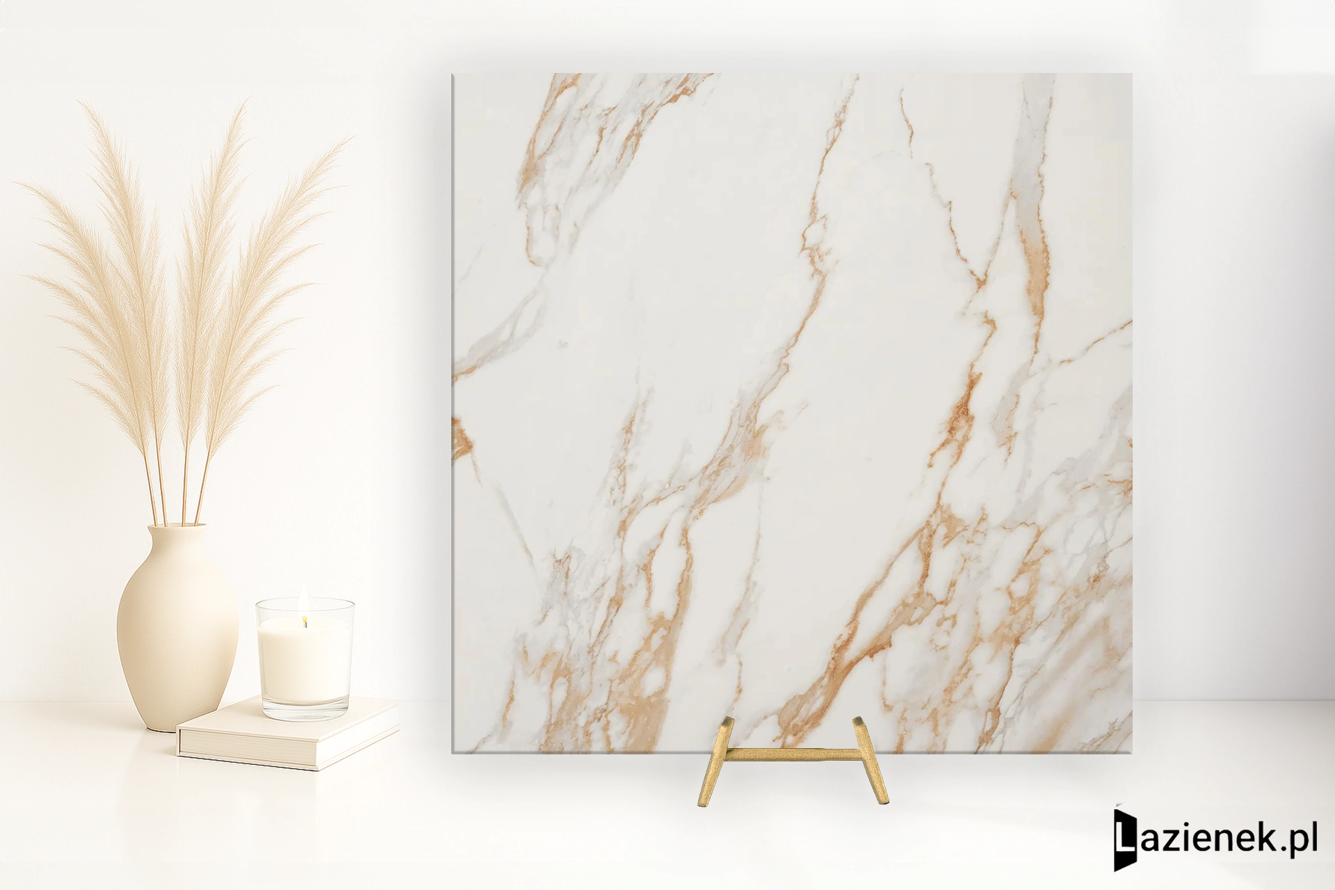 Fap Roma Gold Calacatta Oro wysoki połysk 120x120 cm gr. 9 mm - płytka rektyfikowana / fPZU