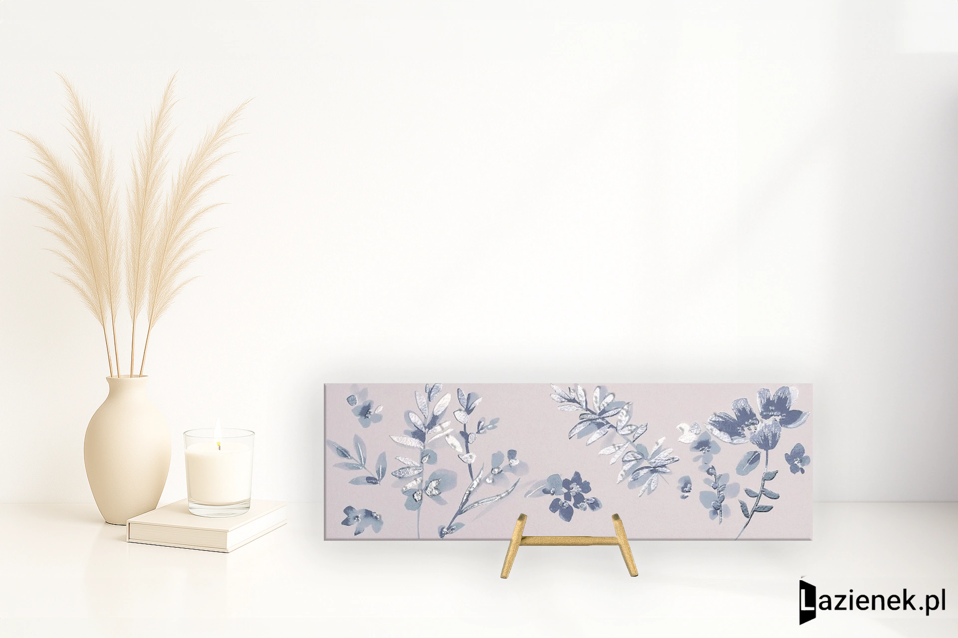 Fap Deco&More Flower Blue matowa 30.5x91.5 cm gr. 9 mm - płytka rektyfikowana / fRCK