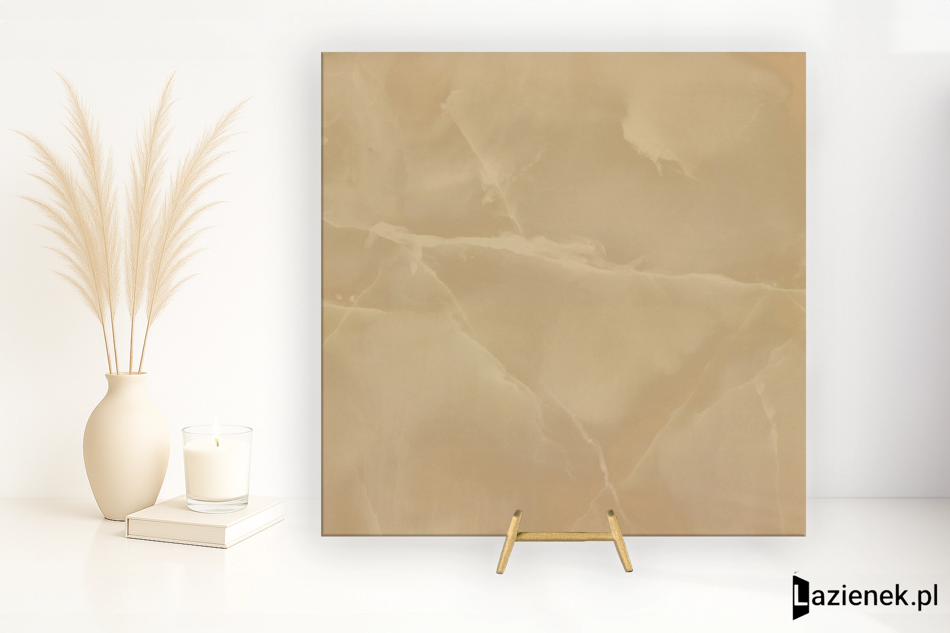 Fap Roma Gold Onice Miele wysoki połysk 80x80 cm gr. 9 mm - płytka rektyfikowana / fPZE
