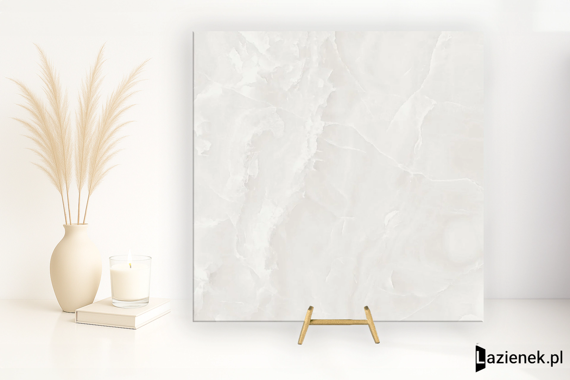Fap Roma Gold Onice Neve wysoki połysk 80x80 cm gr. 9 mm - płytka rektyfikowana / fPZF