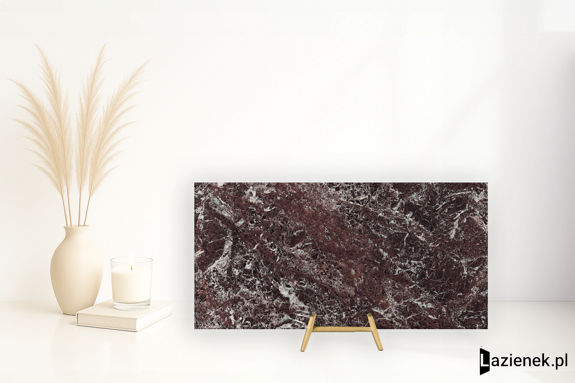 Fioranese Marmorea Intensa Rosso Levanto polerowana 74x148 cm - płytka rektyfikowana/ M5714LR