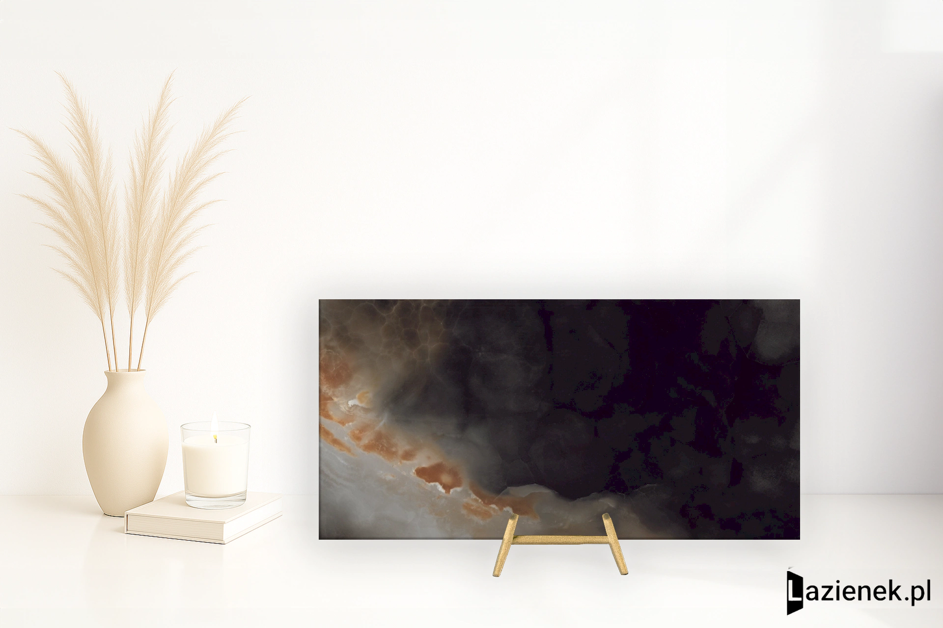 Fioranese Unica Deep Dark polerowana 74x148 cm - płytka rektyfikowana/ UI710LR