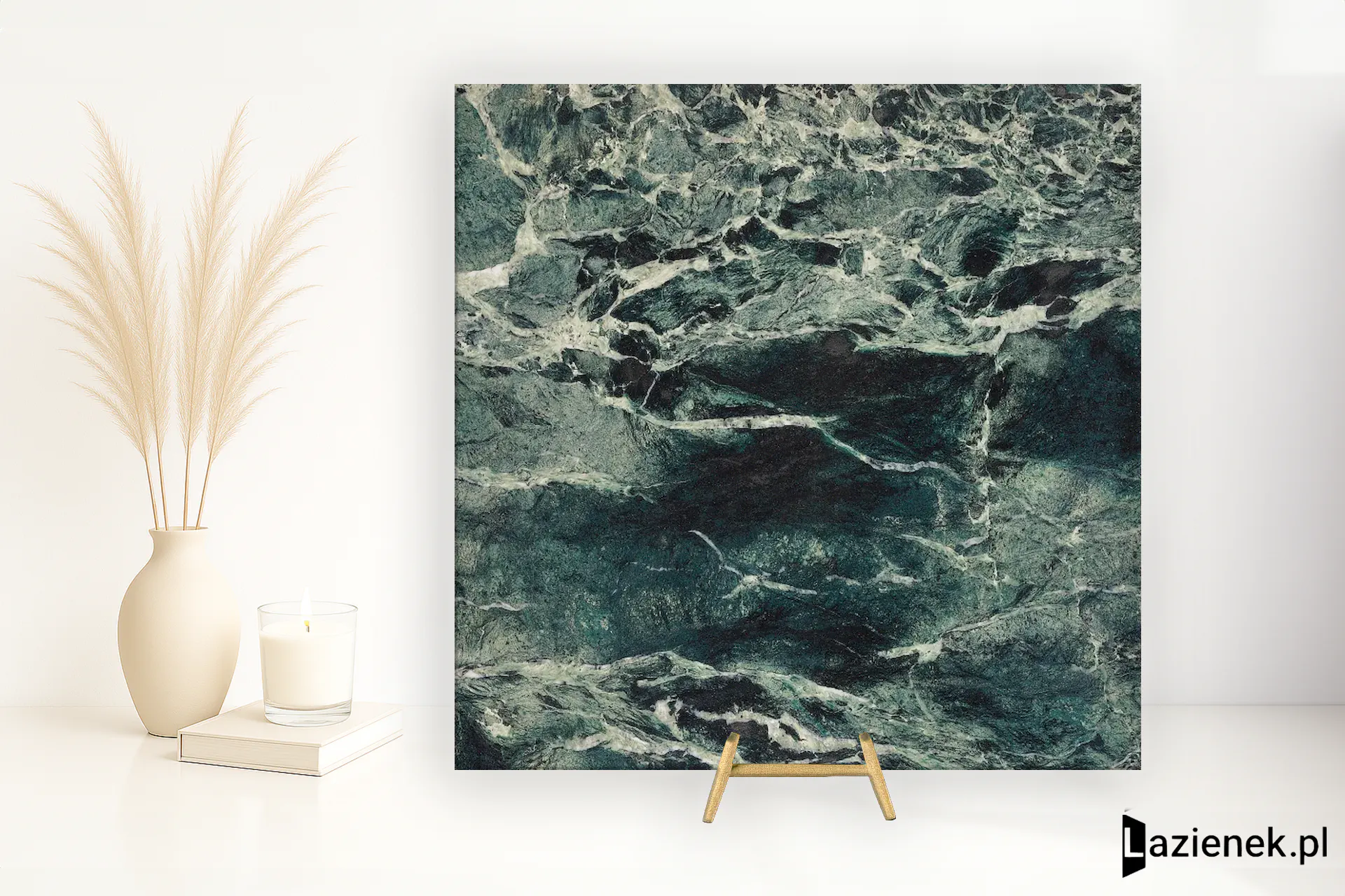 Fioranese Sound Of Marbles Verde Intenso polerowana 60x60 cm - płytka rektyfikowana/ M4608LR