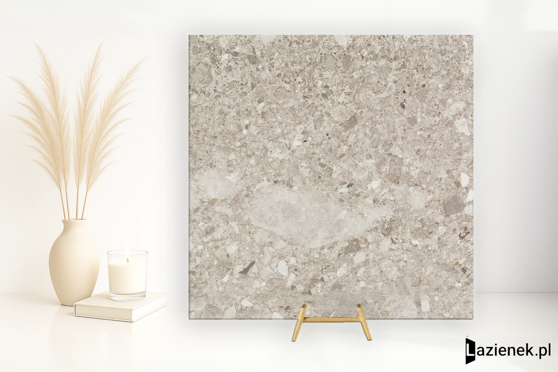 Fioranese Frammenta Grigio Chiaro mocno polerowana 60.4x60.4 cm - płytka rektyfikowana/ CG603LR