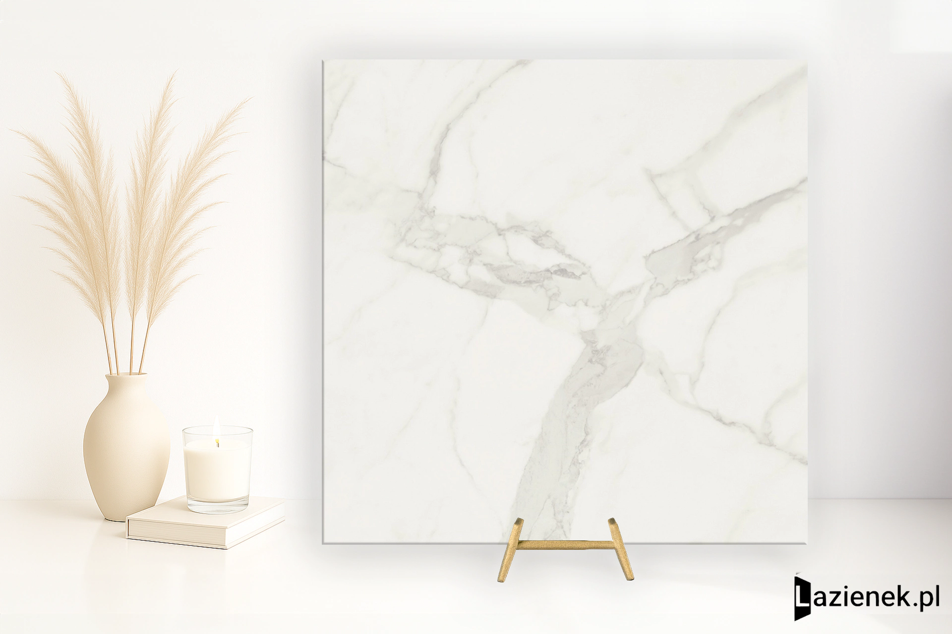 Fioranese Marmorea Bianco Statuario Effect polerowana 60x60 cm - płytka rektyfikowana/ MM601LR