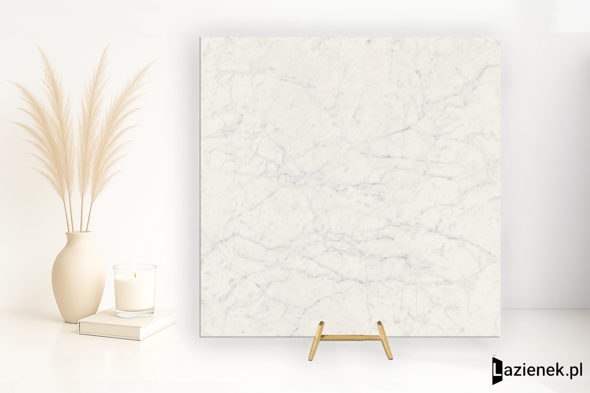 Fioranese Marmorea Bianco Gioia Effect polerowana 74x74 cm - płytka rektyfikowana/ MM750LR