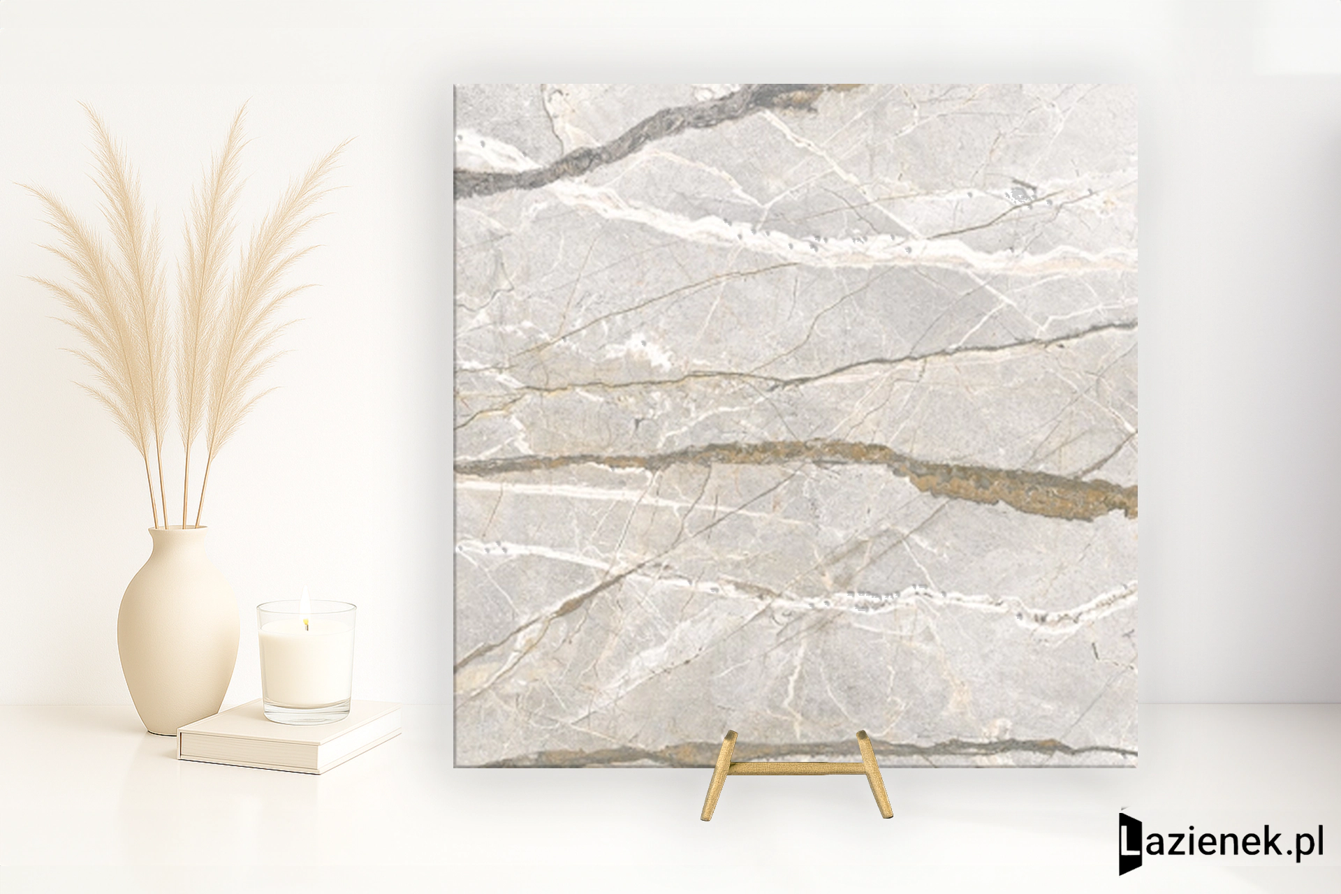 Flaviker Supreme Hedonism Silver Roots błyszcząca 120x120 cm gr. 9 mm - płytka rektyfikowana / FPF60017236