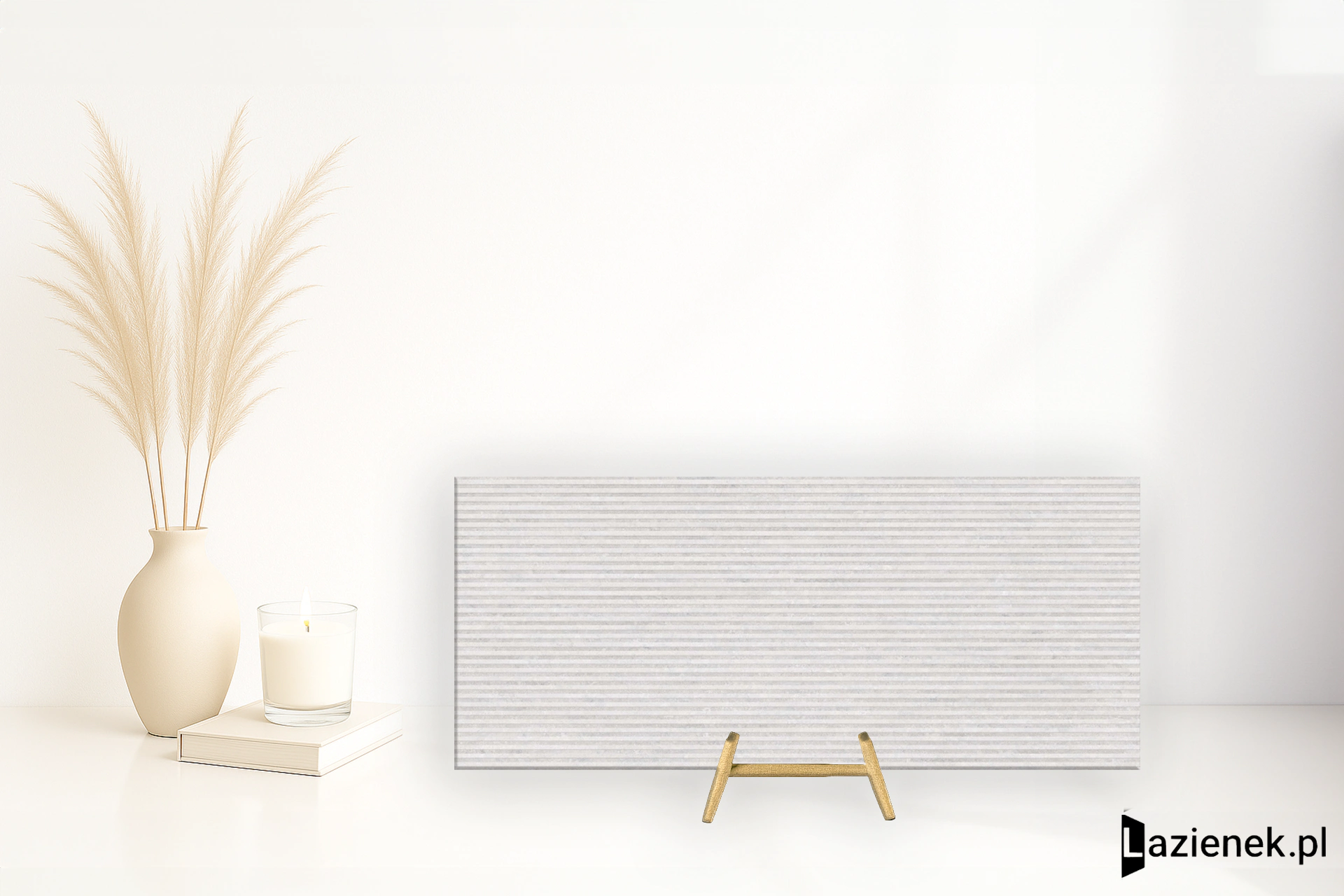 Flaviker Double Linear Grey matowa 120x280 cm gr. 6 mm - płytka rektyfikowana / FPF60014220