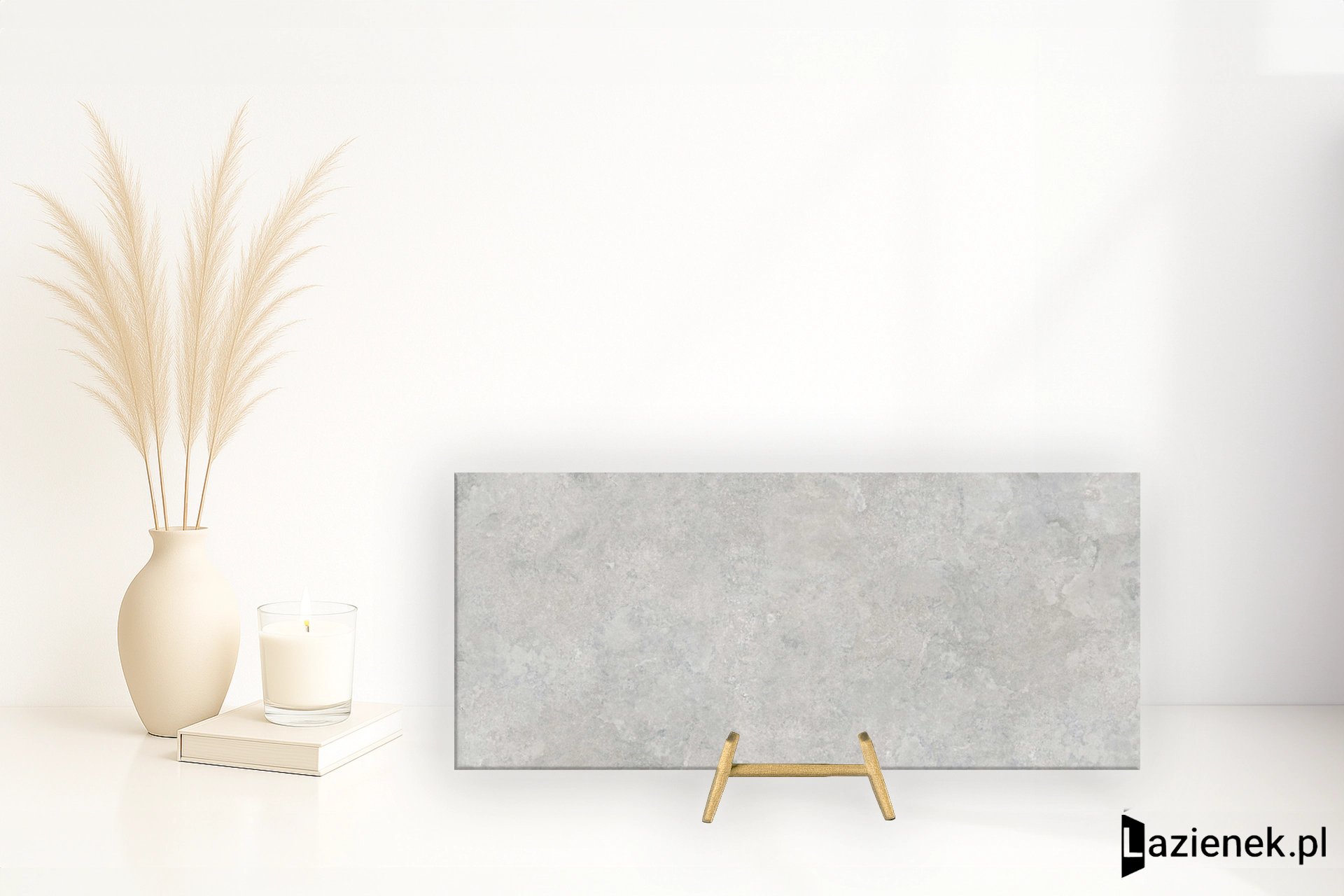 Flaviker Double Plain Grey matowa 120x280 cm gr. 6 mm - płytka rektyfikowana / FPF60014841