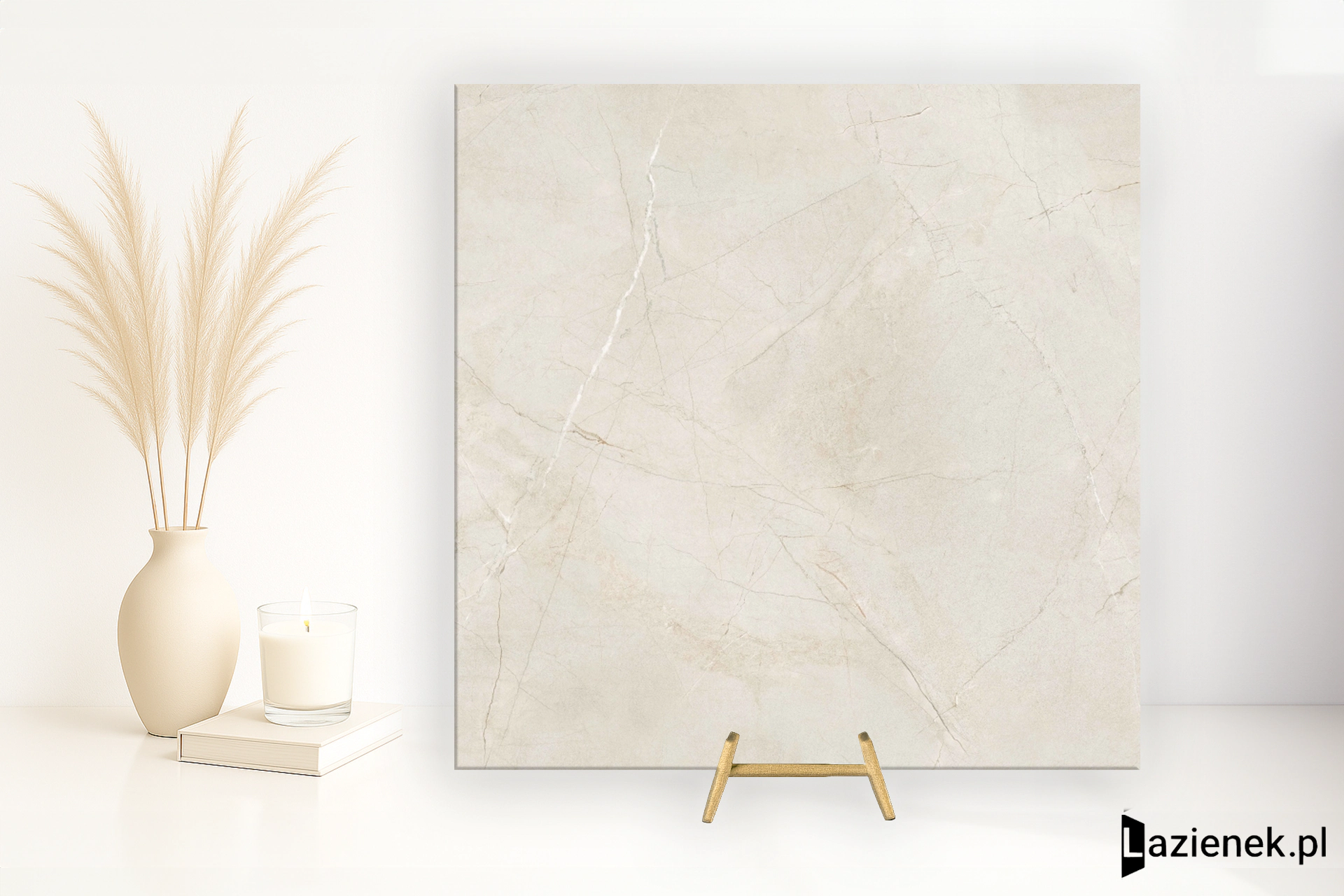 Flaviker Supreme Memories Pulpis Ivory błyszcząca 120x120 cm gr. 9 mm - płytka rektyfikowana / FPF60012674