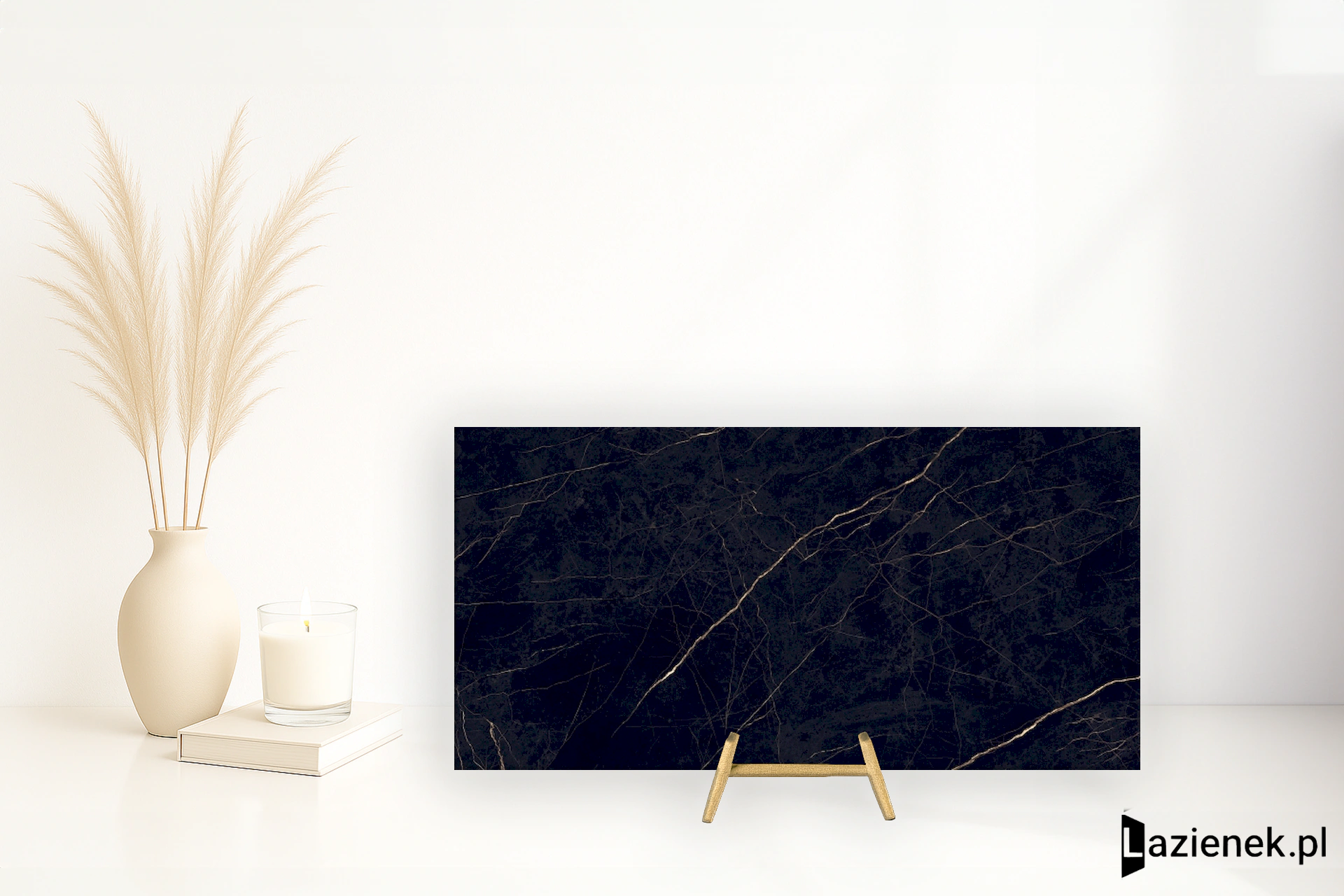 Flaviker Supreme Evo Noir Laurent błyszcząca 160x320 cm gr. 6 mm - płytka rektyfikowana / FPF60002479