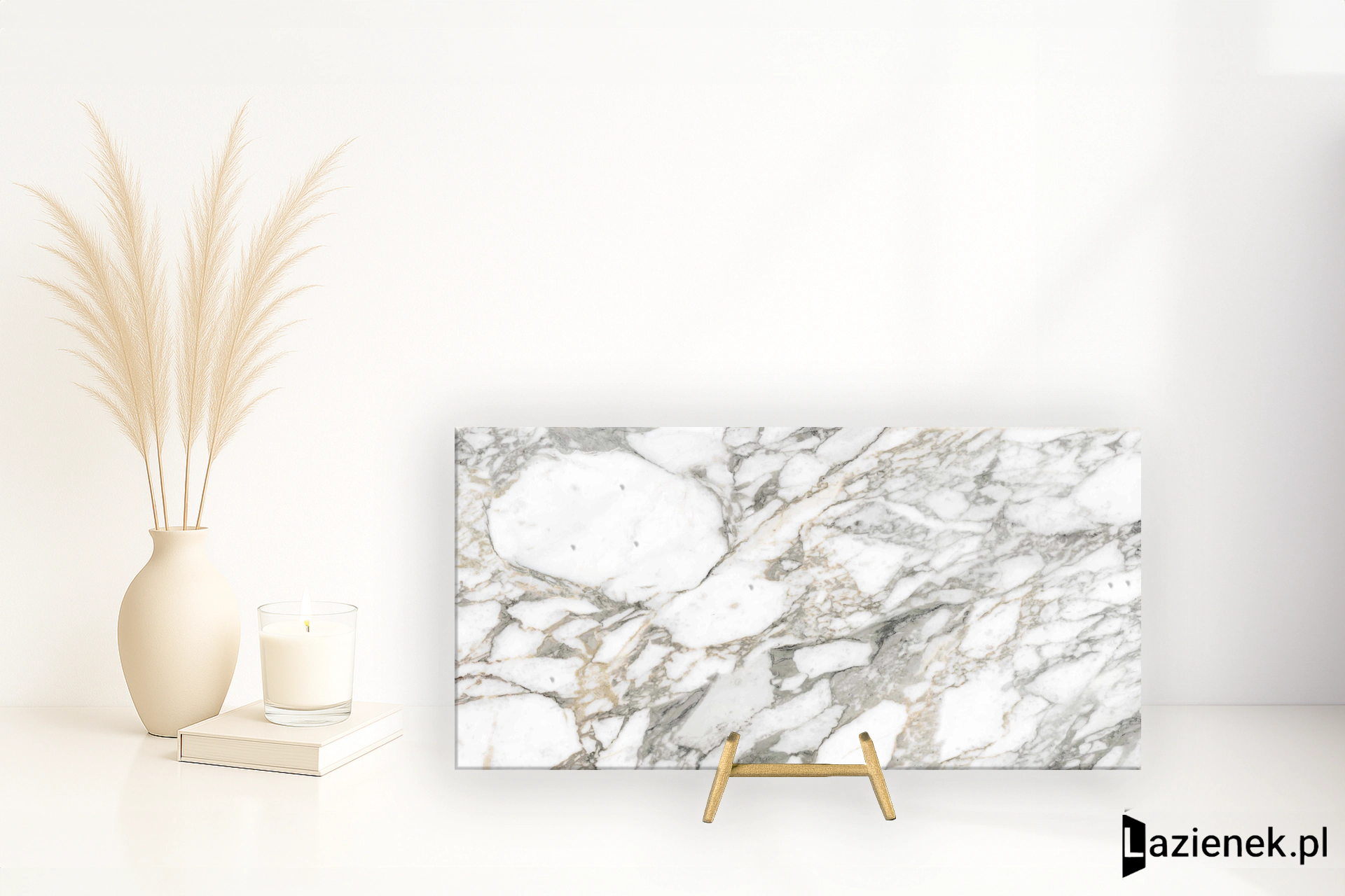 Flaviker Supreme Memories Bianco Vagli błyszcząca 60x120 cm gr. 9 mm - płytka rektyfikowana / FPF60012676