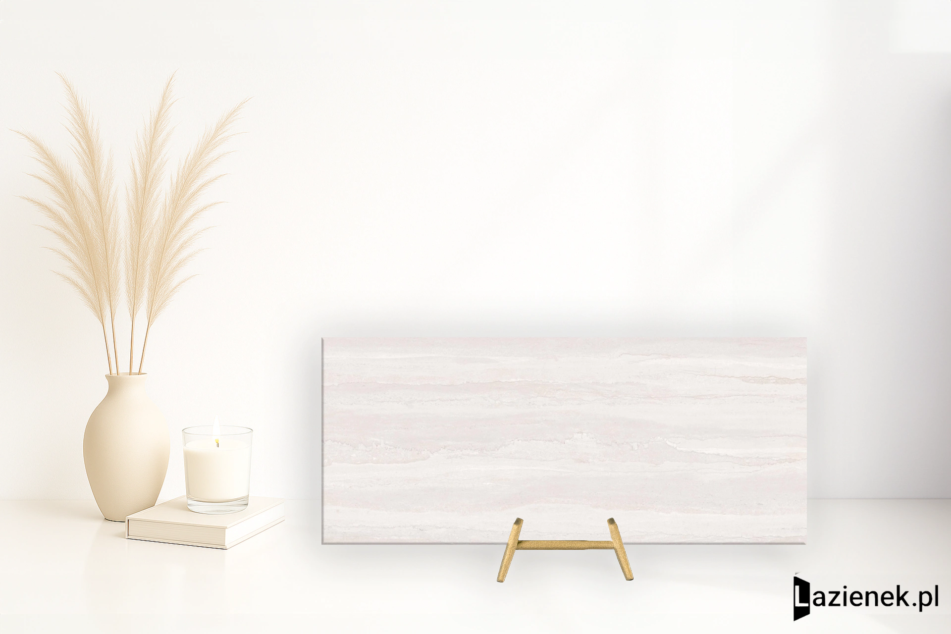 Flaviker Double Linear White matowa 120x280 cm gr. 6 mm - płytka rektyfikowana / FPF60014219