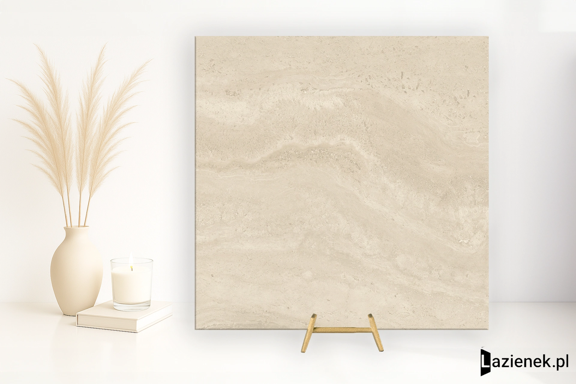 Florim Authentic Luxe Gold Travertine naturalna 60x60 cm 780975 - płytka rektyfikowana