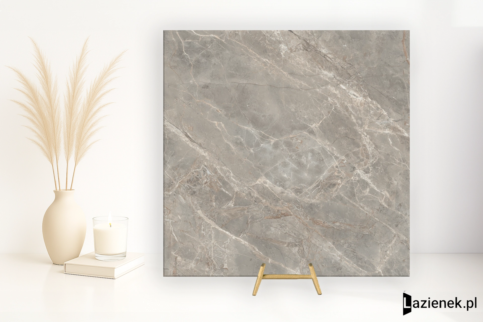 Florim Etoile Gris błyszcząca 120x120 cm 761750 - płytka rektyfikowana