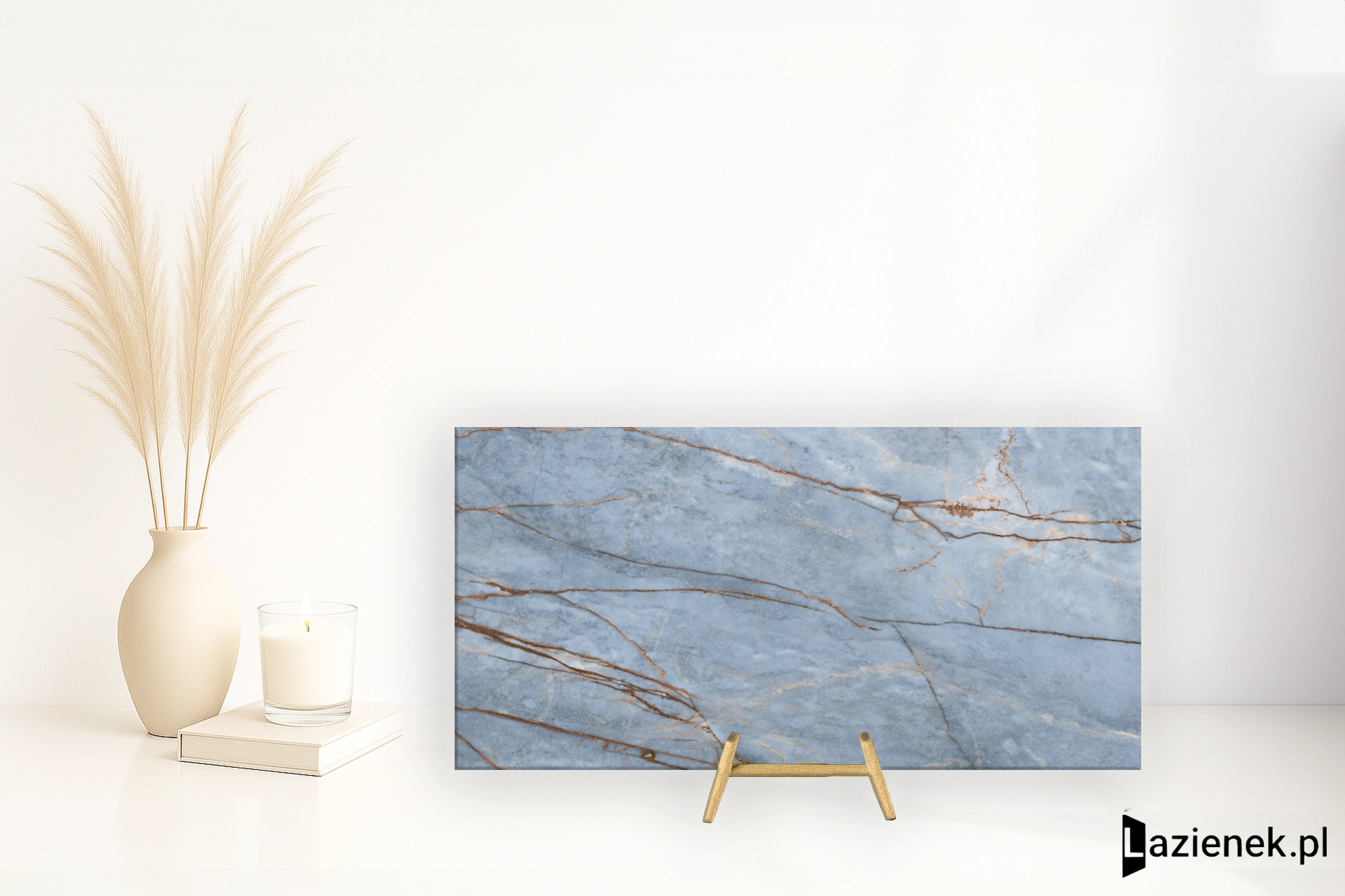 Florim Heritage Luxe Azure błyszcząca 120x240 cm 774825 - płytka rektyfikowana