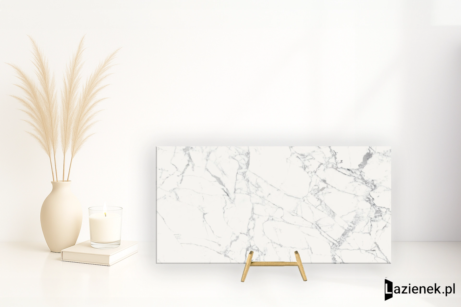 Florim Les Origines Blanc błyszcząca 120x240 cm 769969 - płytka rektyfikowana
