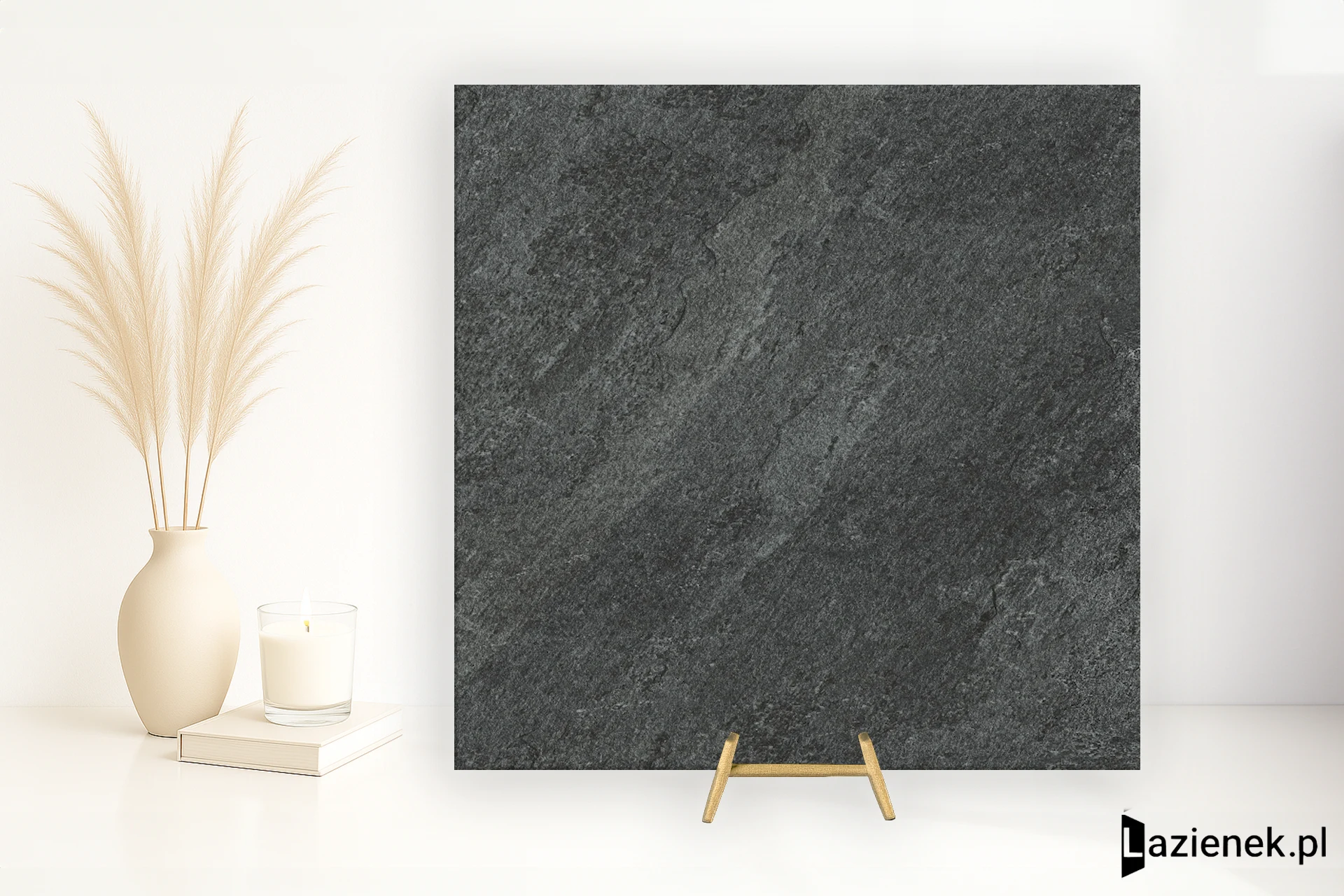 Florim Natural Stone Coal naturalna 60x60 cm 752013 - płytka rektyfikowana