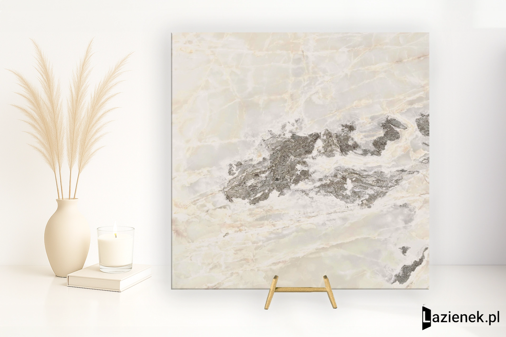 Florim Onyx&More White Blend satynowa 120x120 cm 765915 - płytka rektyfikowana