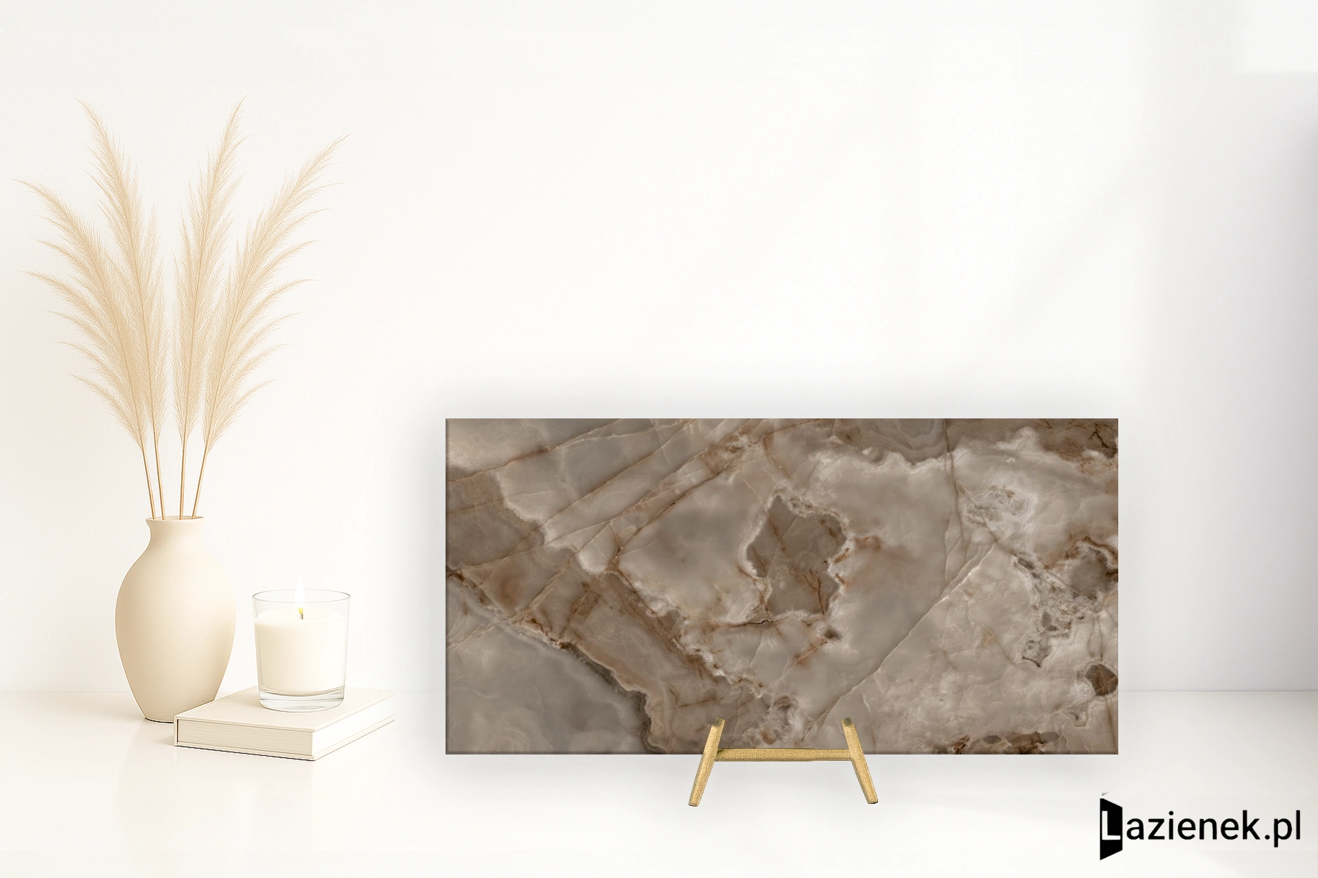 Florim Reves Choco błyszcząca 120x240 cm 769916 - płytka rektyfikowana