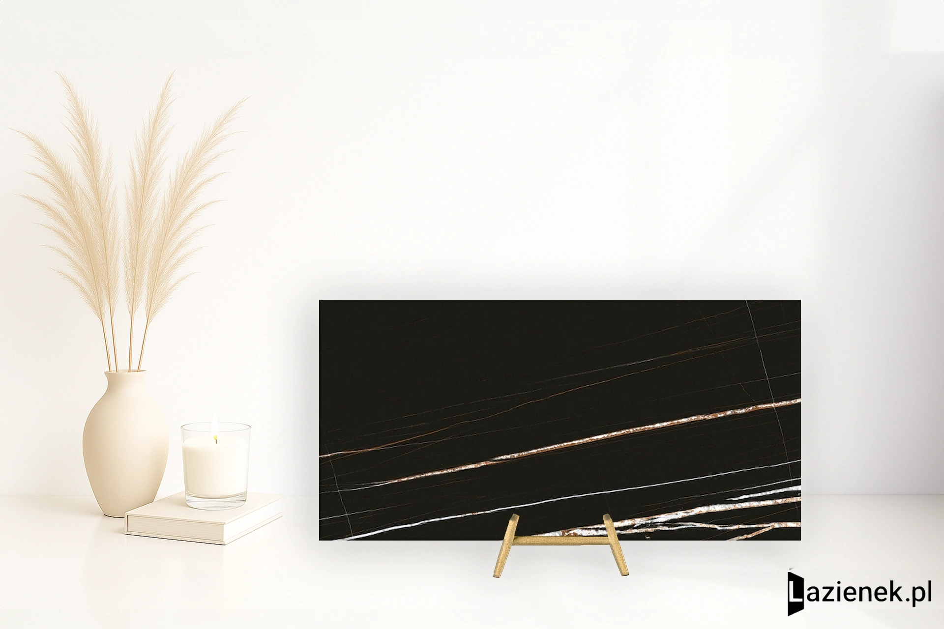 Florim Stones&More 2.0 Sahara Noir błyszcząca 120x240 cm 752806 - płytka rektyfikowana