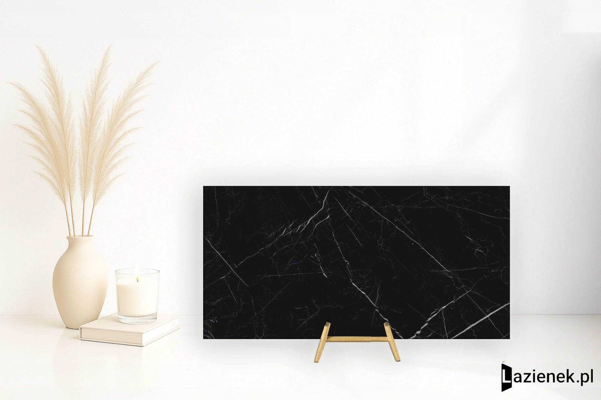 Fmg Select Black Marquinia polerowana 60x120 cm gr. 8 mm - płytka rektyfikowana / Fmg/LU628338