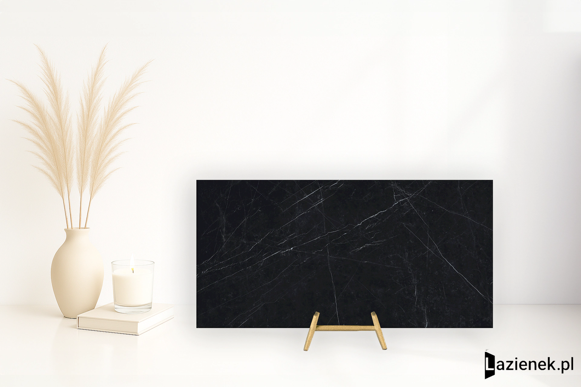 Fmg Marmi Maxfine Black Marquinia polerowana 150x300 cm gr. 6 mm - płytka rektyfikowana / Fmg/L315338MF6