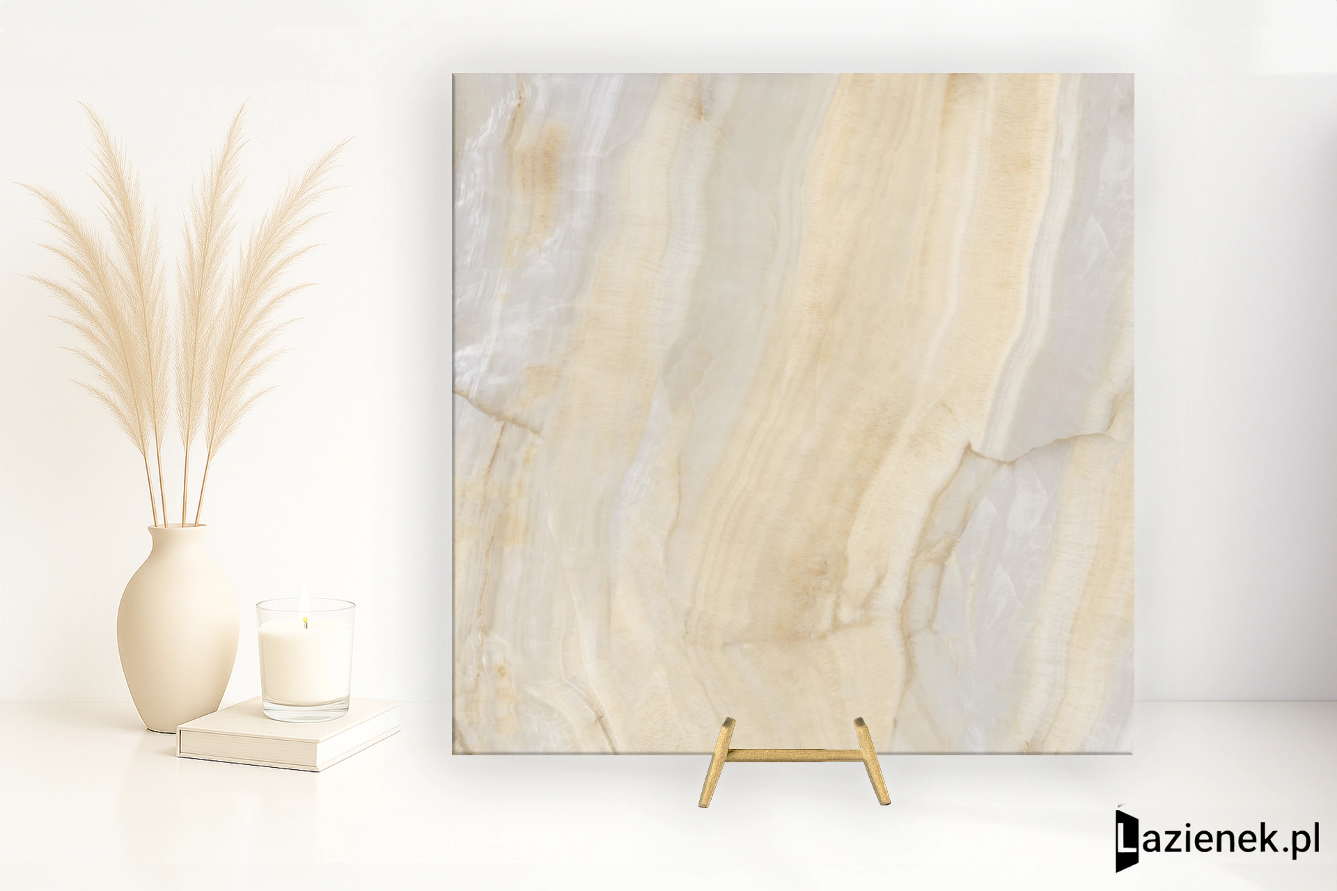 Fmg Onici Maxfine Onice Oro polerowana 150x150 cm gr. 6 mm - płytka rektyfikowana / Fmg/L150289MF6
